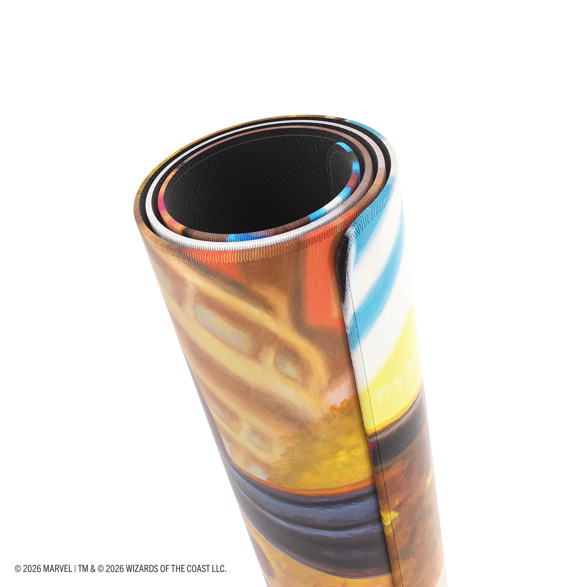 Gamegenic Magic: The Gathering Marvel Super Heroes Shiny Playmat - 2mm Thick | Anti-Slip Base | Officially Licensed 6