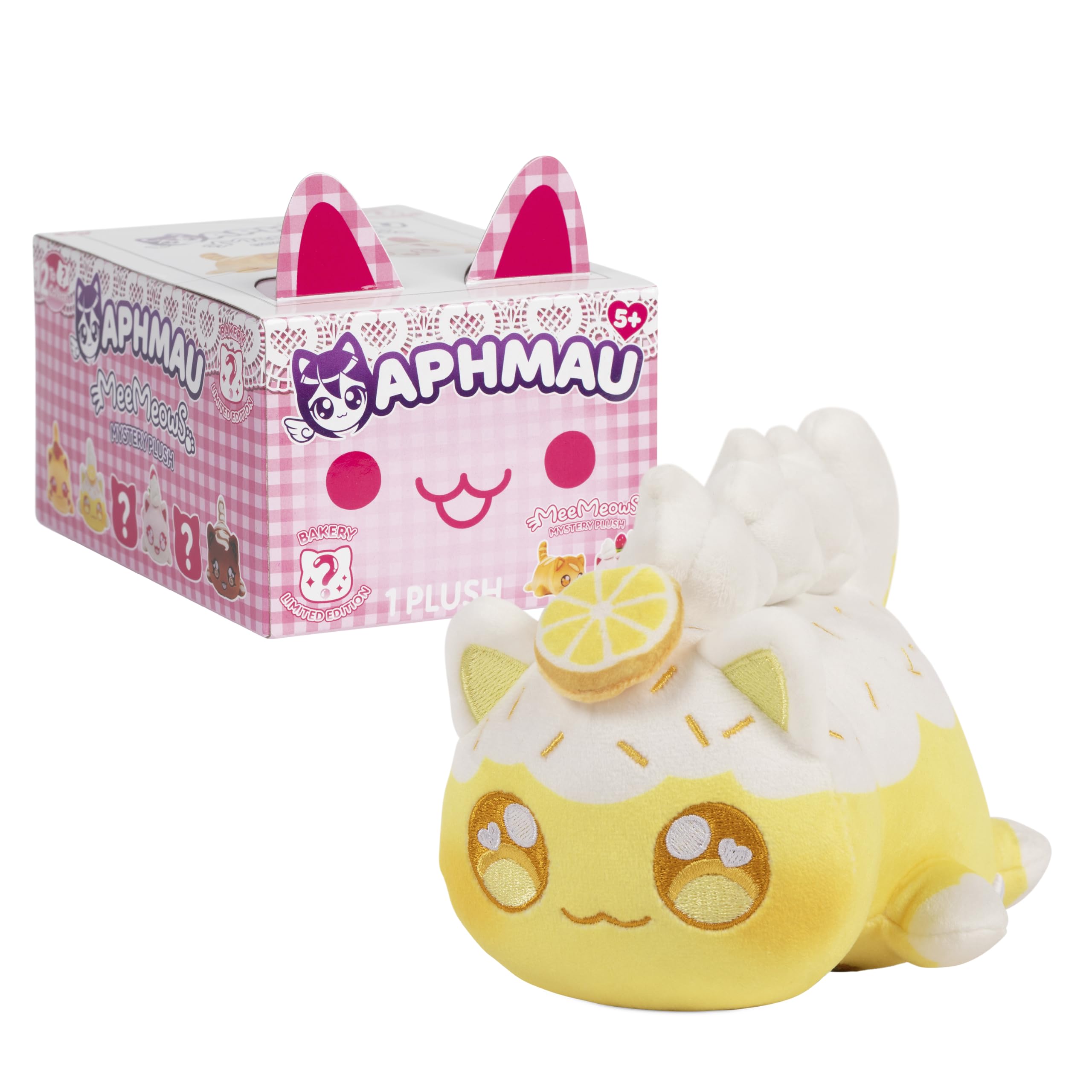 Aphmau MeeMeows Mystery Plush - Bakery Collection, 6-Inch Soft Cat Stuffed Toy 6