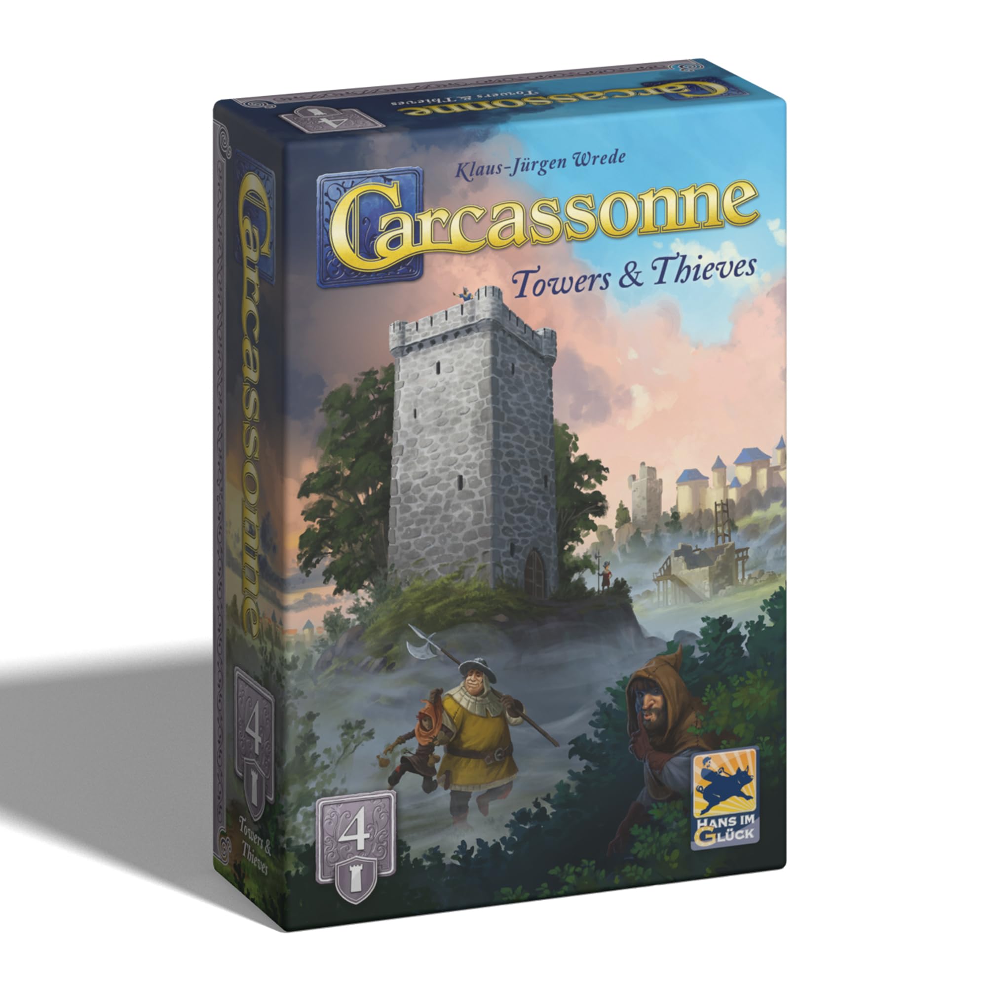 Hans im Glück Carcassonne: Towers & Thieves Expansion 4 Refresh Board Game