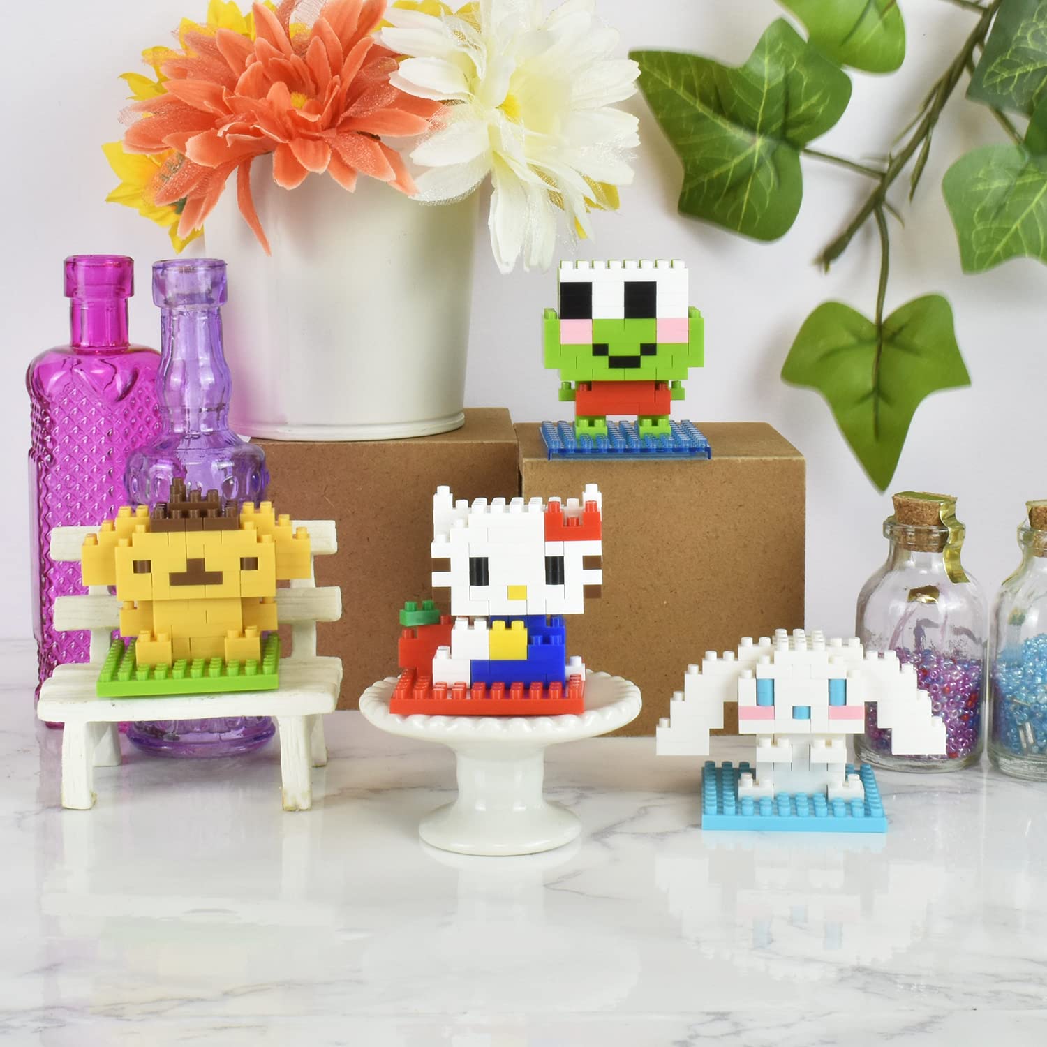nanoblock Sanrio Cinnamoroll Model Kit NBCC180 - Mini Building Set for Adults & Kids 12+ 5