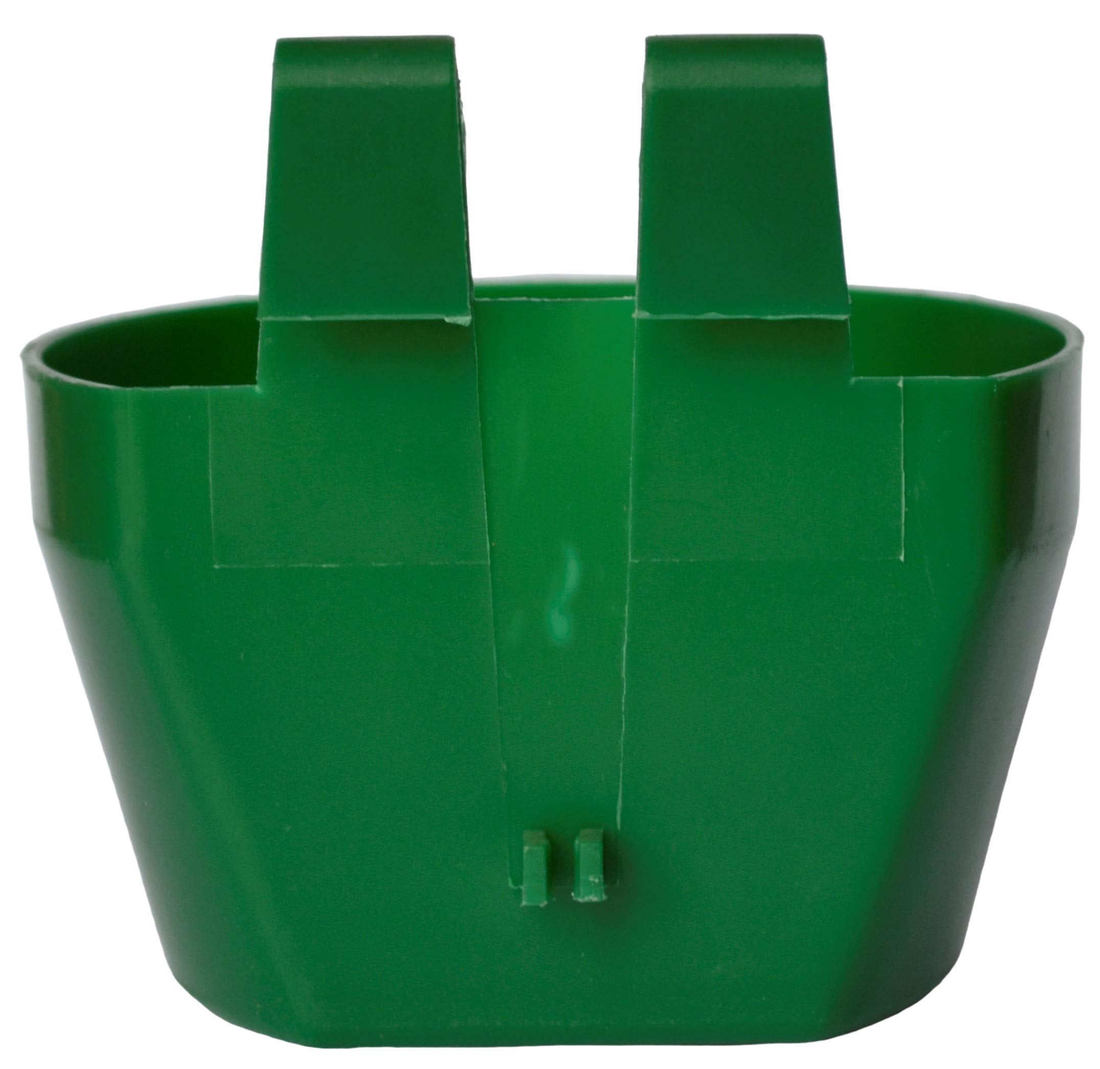 Supa Poultry Cage Cups - Pack of 12 for Food, Grit, or Water | Integral Hook | Multi-Colour Plastic 3