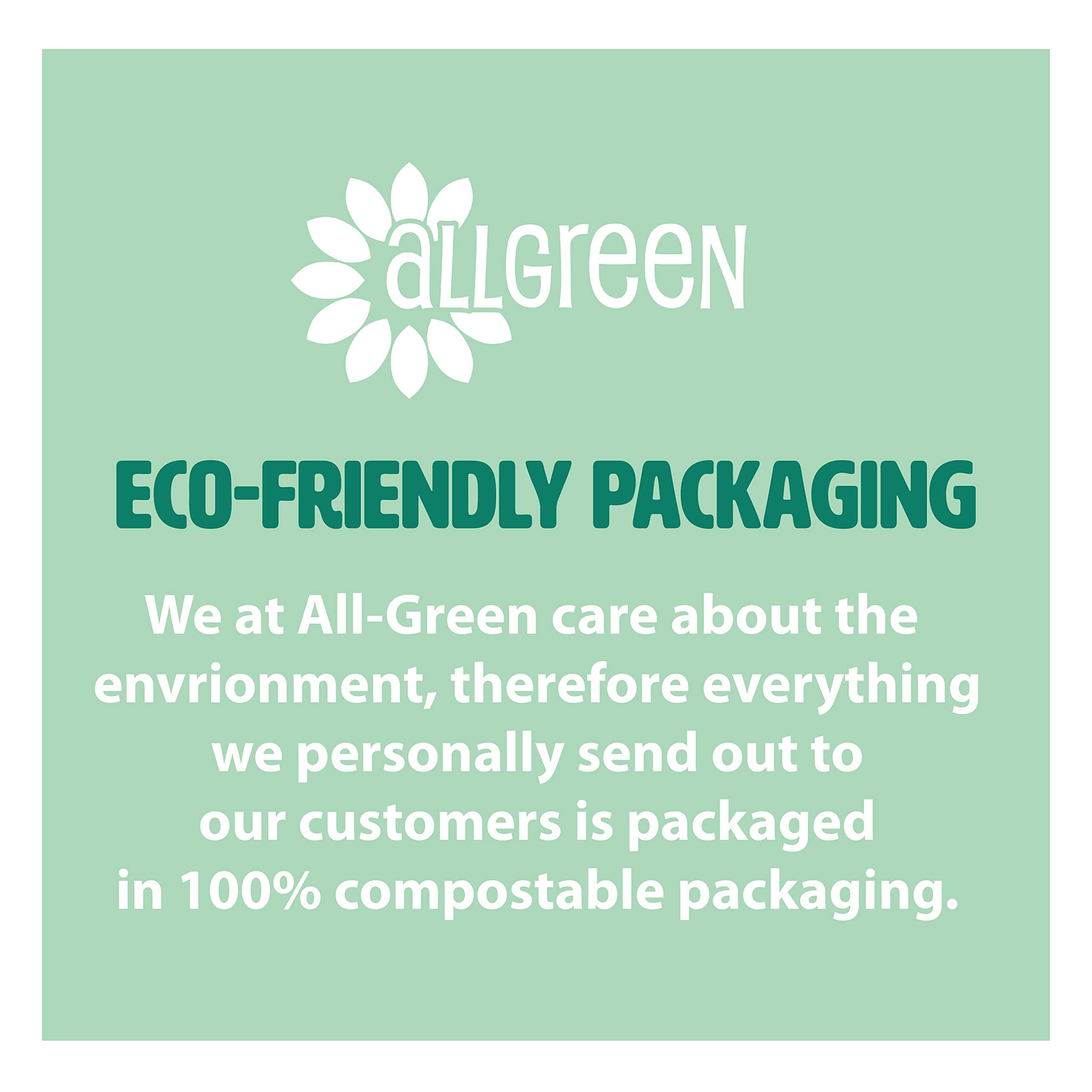 All-Green Food Waste Bin Liners 35/40 Litre Compostable Bags, Pack of 25 | Certified EN 13432 6