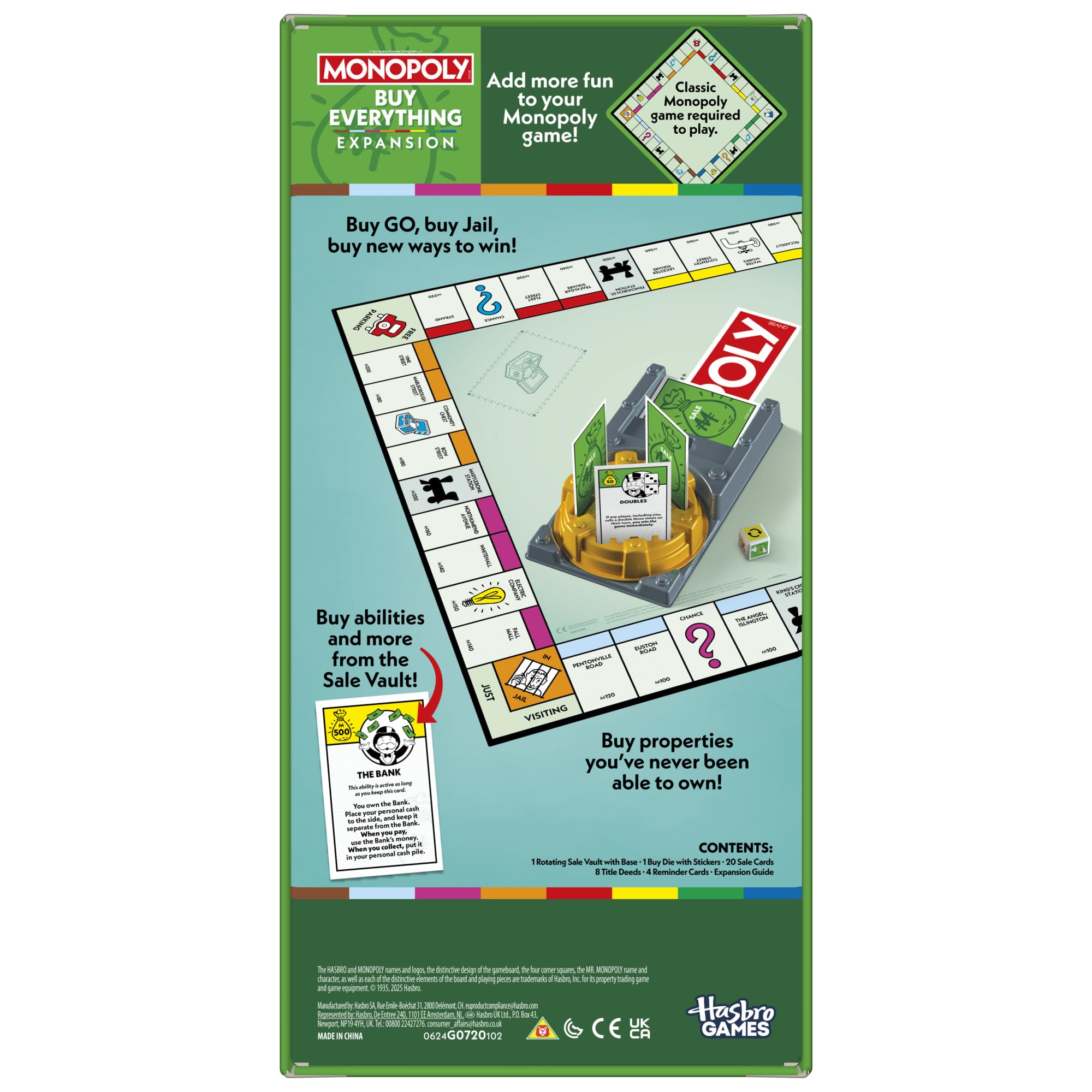 Monopoly Buy Everything Expansion - Play in Half the Time | Classic Edition | Ages 8+ 2