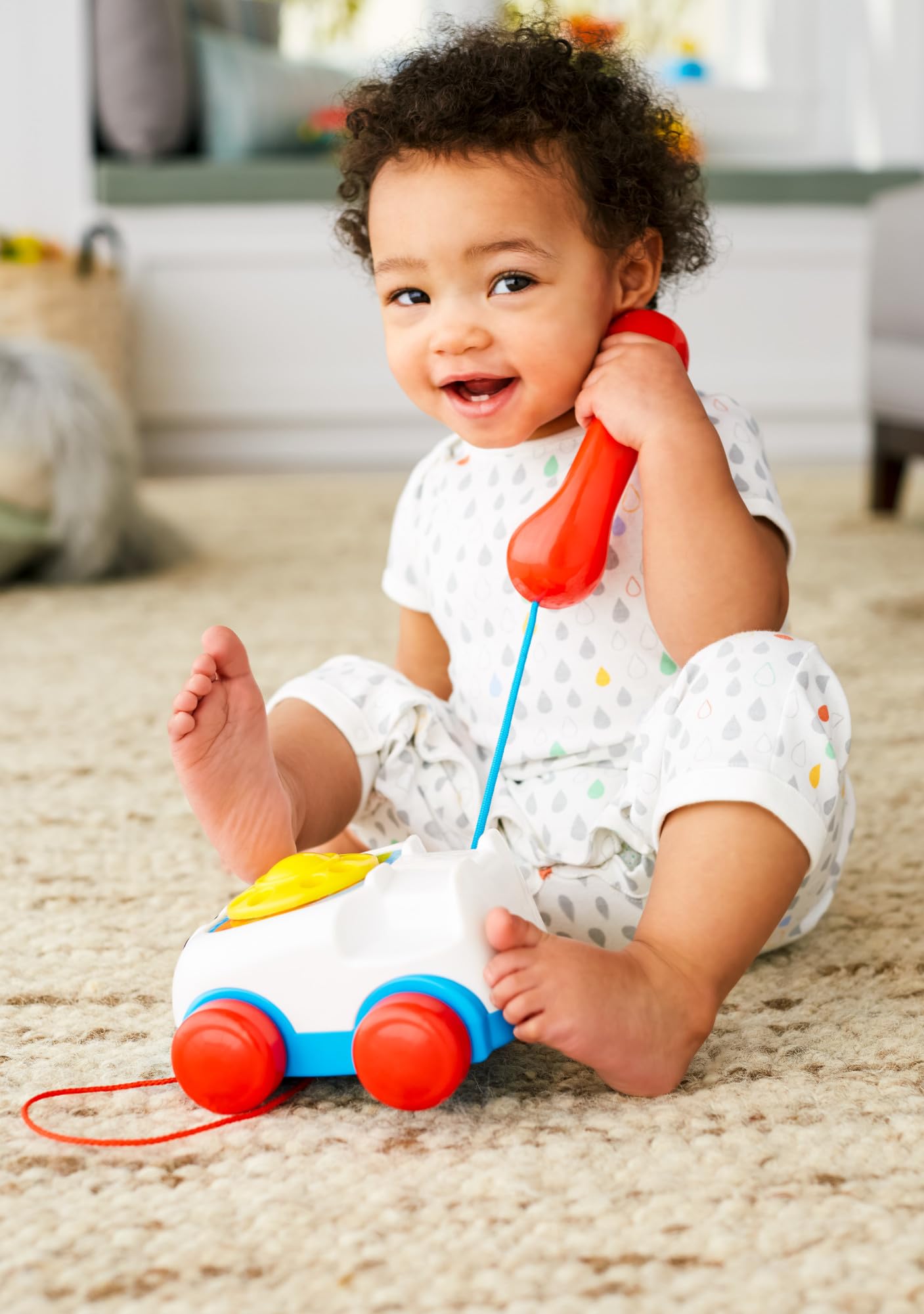 Fisher-Price Chatter Telephone - Classic Pull-Along Toy for Toddlers 12M+ 9