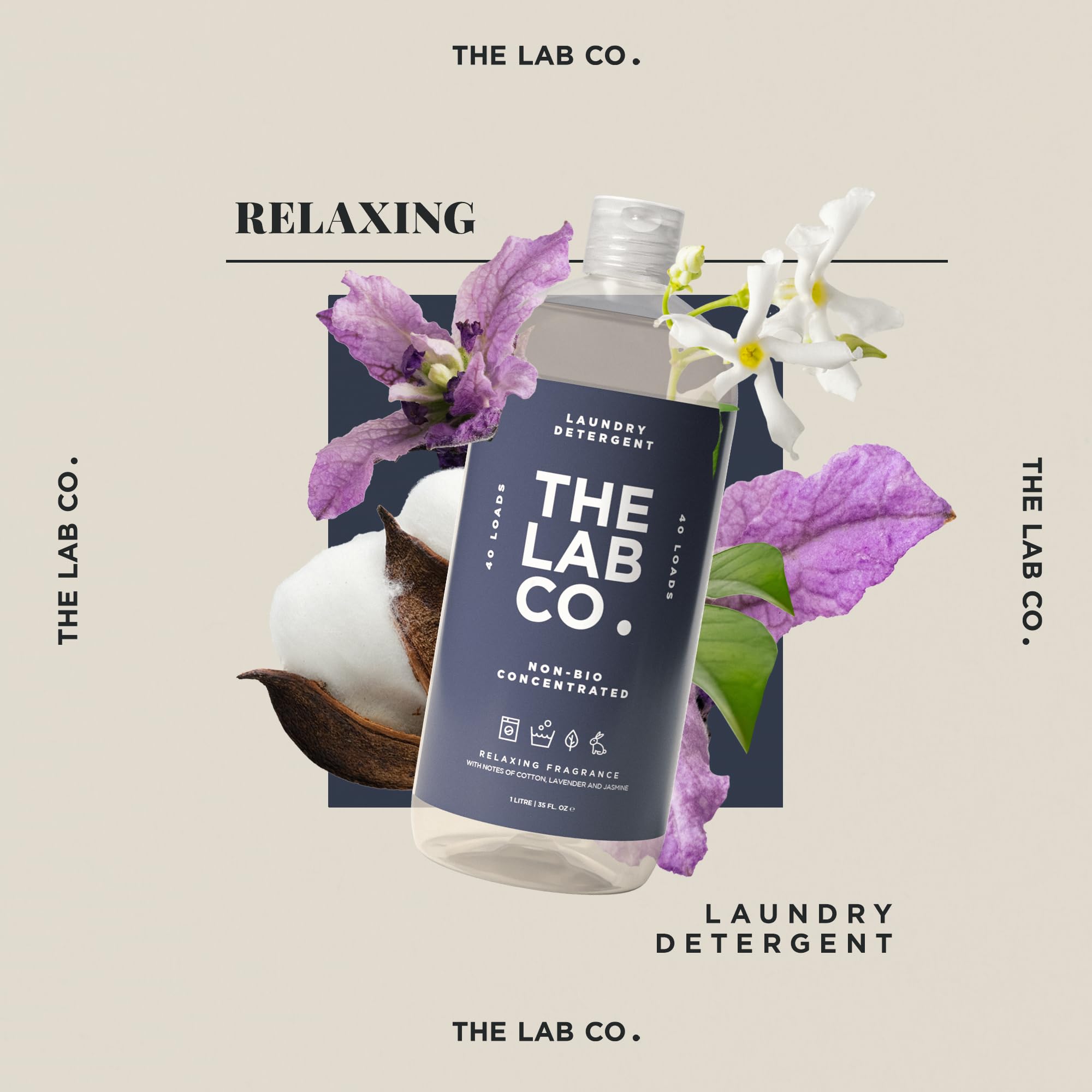 The Lab Co. - Relaxing Mood Non-Bio Concentrated Laundry Detergent 1L 6
