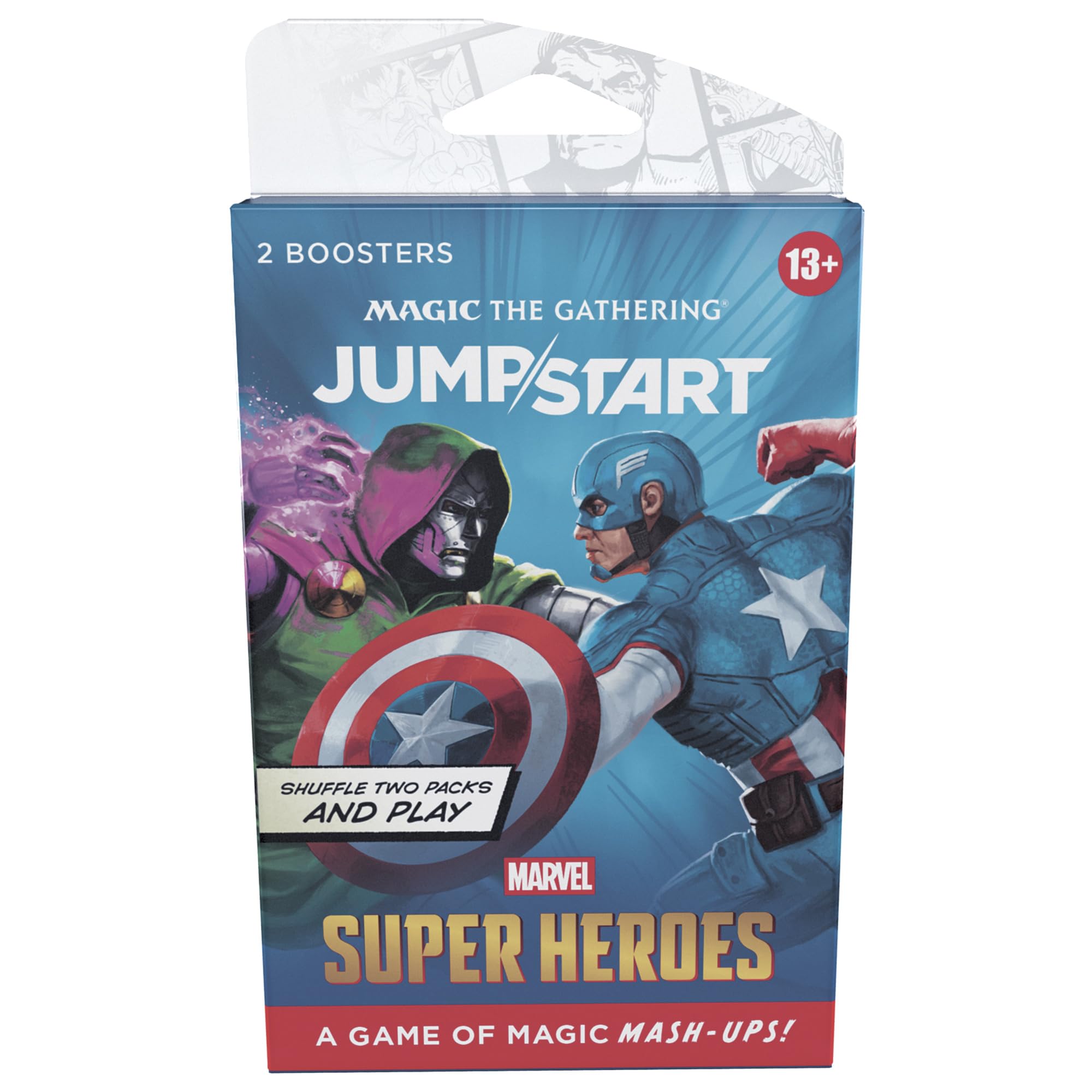 Magic: The Gathering Marvel Super Heroes Jumpstart Booster 2-Pack | Collectible Card Game