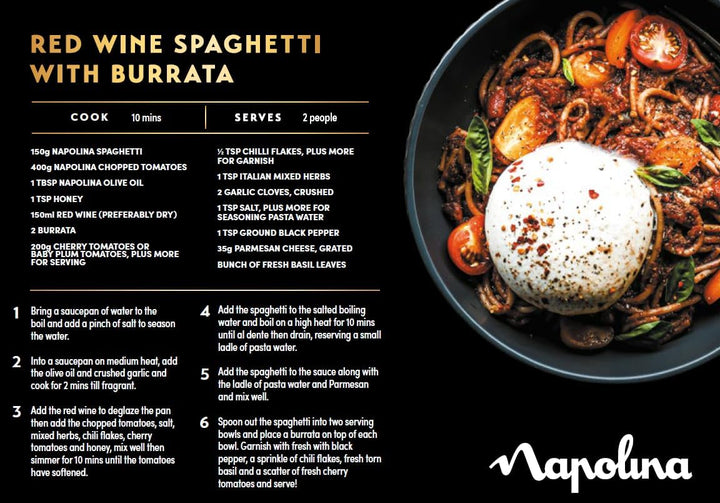 Napolina Chopped Tomatoes, 4 x 400g