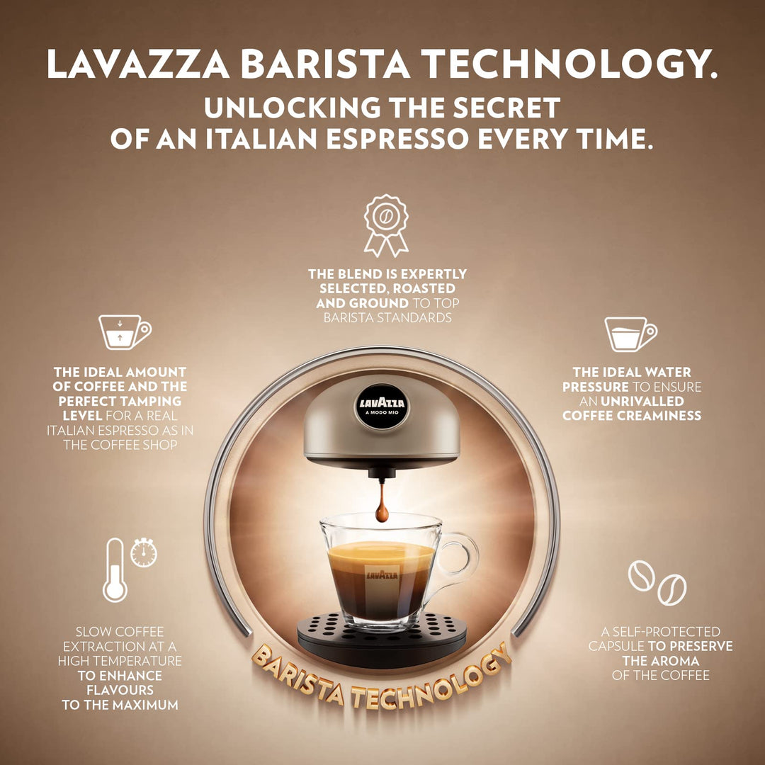 Lavazza A Modo Mio Espresso Passionale - 96 Compostable Coffee Capsules, 100% Arabica, Intensity 11/13
