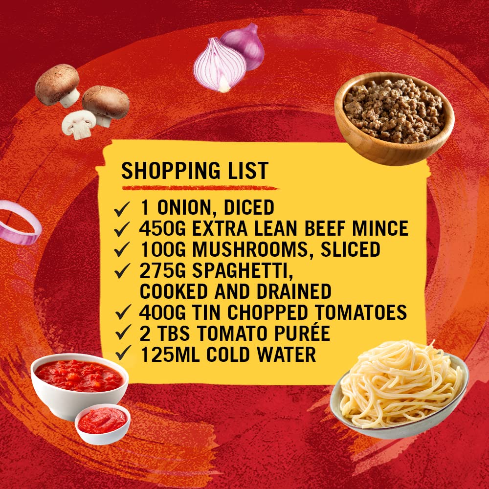 Schwartz Spaghetti Bolognese Recipe Mix (40g) - Pack of 12