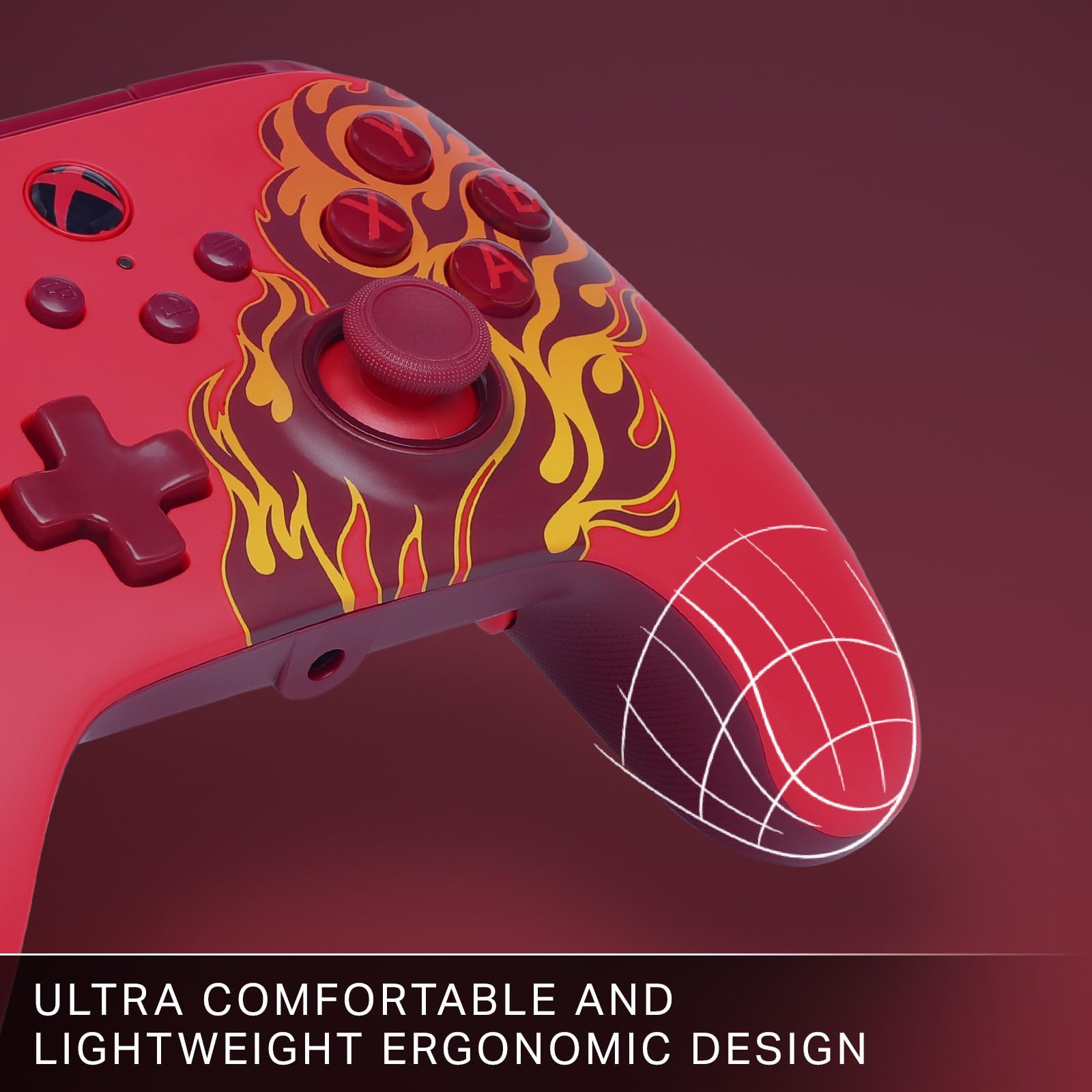 PowerA Advantage Wired Controller - Red Blaze [Xbox Series X|S] 7