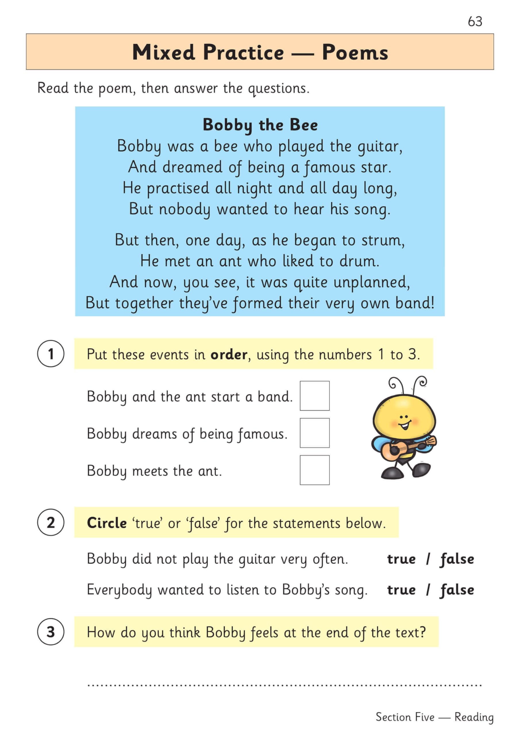CGP Books KS1 English Year 2 Targeted Question Book - Ages 6-7 | 96 Pages | Paperback 8