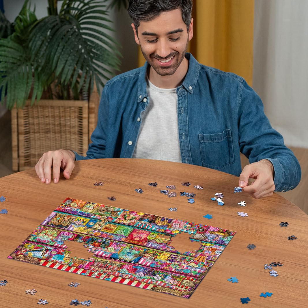 Ravensburger The Sweet Shop Jigsaw Puzzle - 500 Pieces | Adults & Kids Age 10+ 4