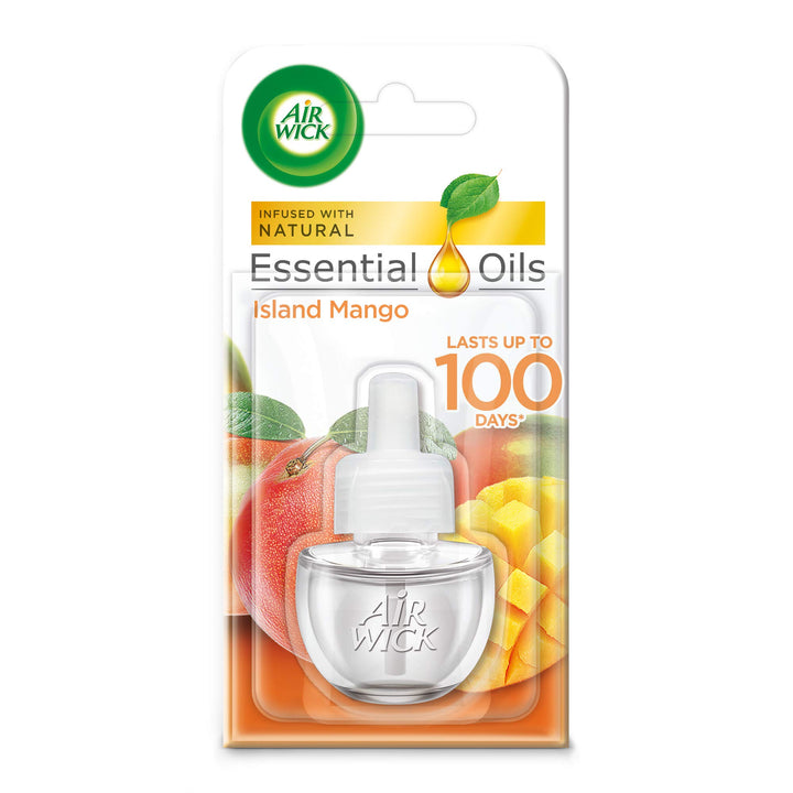 Air Wick Island Mango Air Freshener Refill for Electrical Plug-In Diffuser (19 ml)