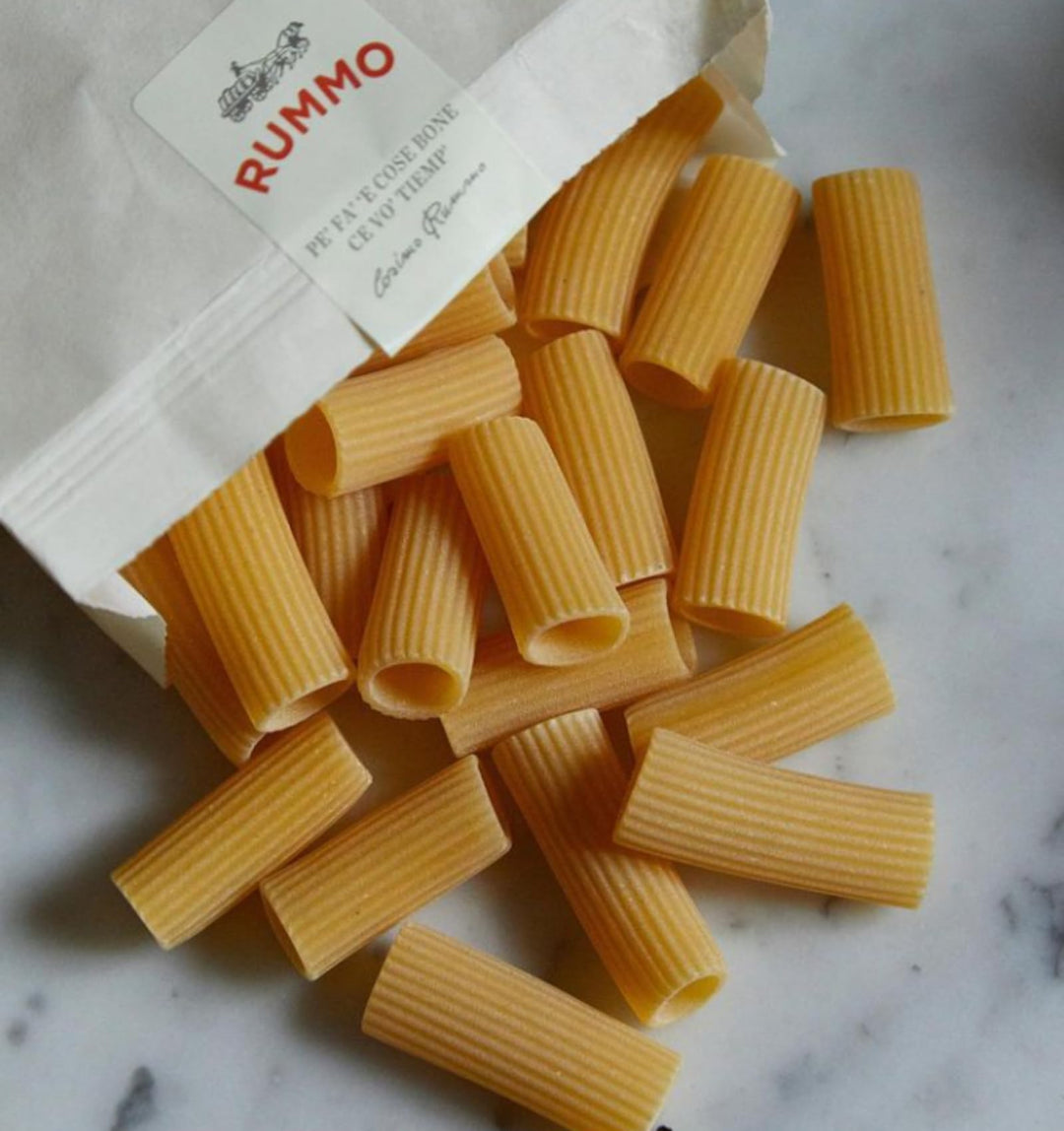 Rummo Rigatoni No. 50 - Italian Organic Tube Pasta, 500g
