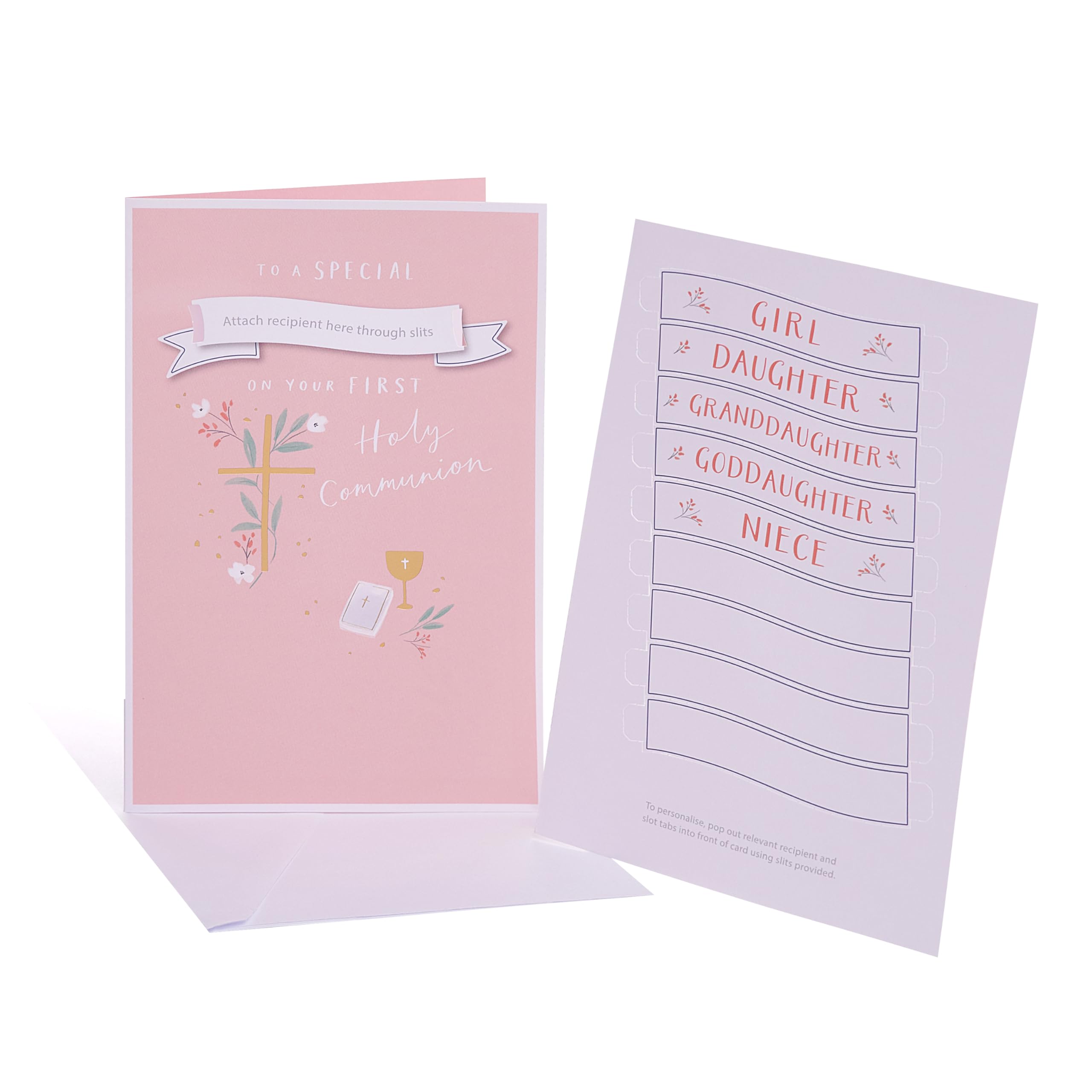 UK Greetings Communion & Confirmation Card for Family - Unisex Adult | 13.7 x 21 cm