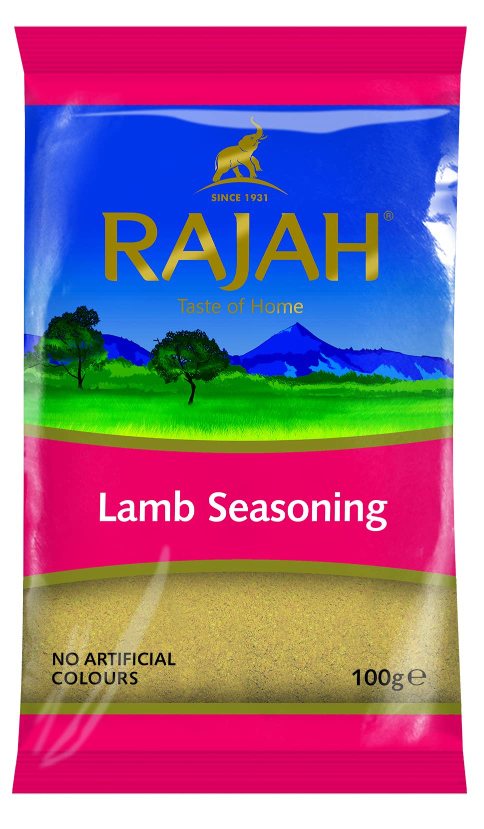 Rajah Spices Lamb Steak Seasoning Powder | 100g Resealable Bag | No Artificial Colours or Additives 1