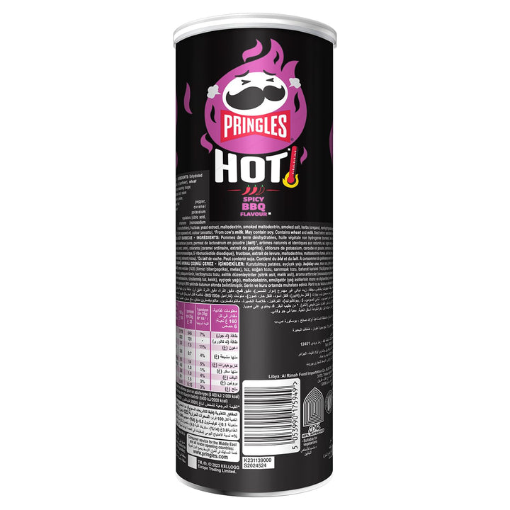 Pringles Hot Smokin' BBQ Ribs Flavour Sharing Crisps 160g