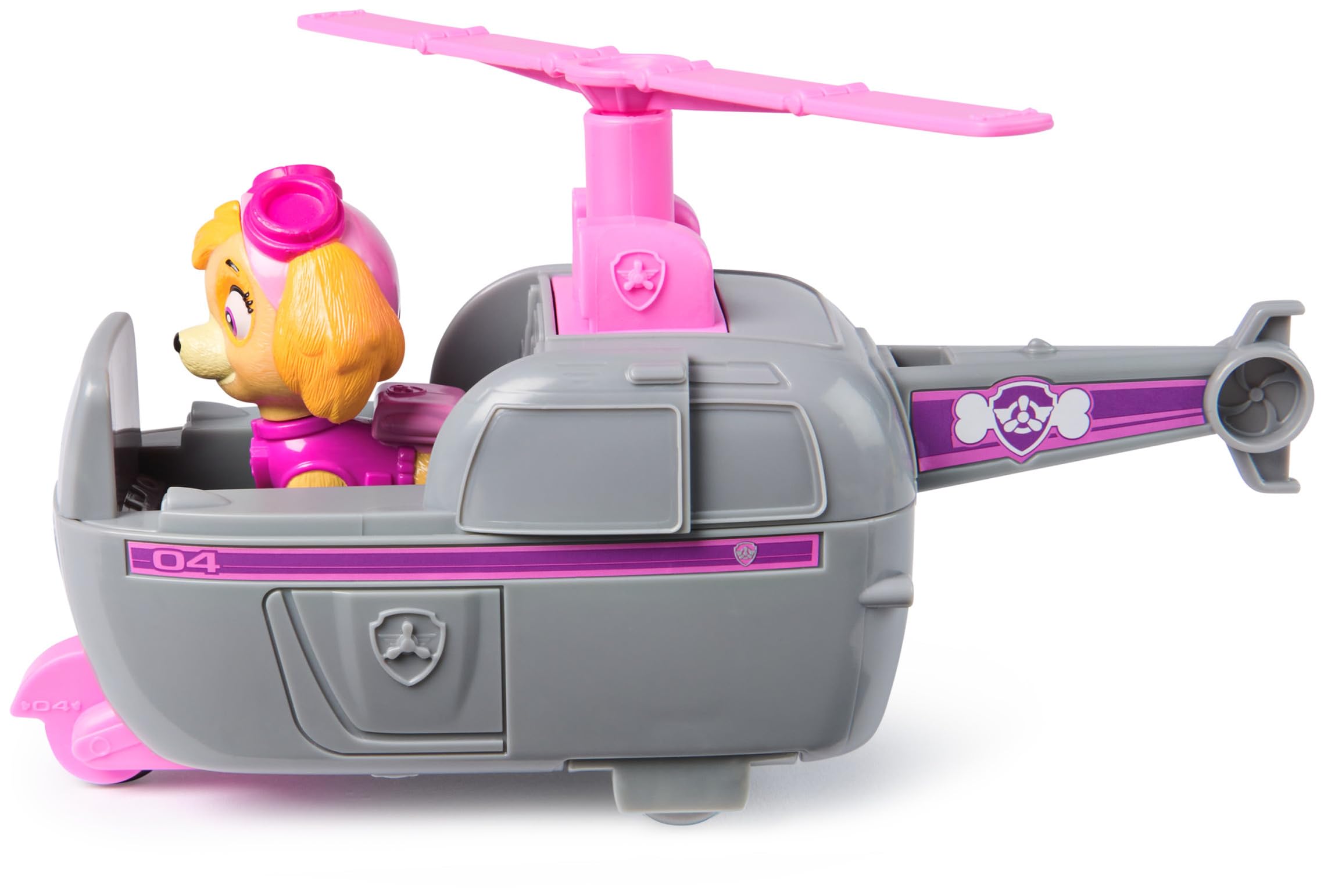 Paw Patrol Skye's Helicopter with Collectible Action Figure - Vehicle Toy for Kids 3+ 4