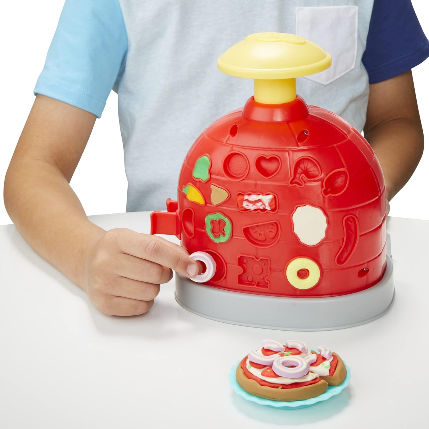 Play-Doh Kitchen Creations Pizza Oven Playset - 6 Colors & 8 Tools for Kids 3+ 10