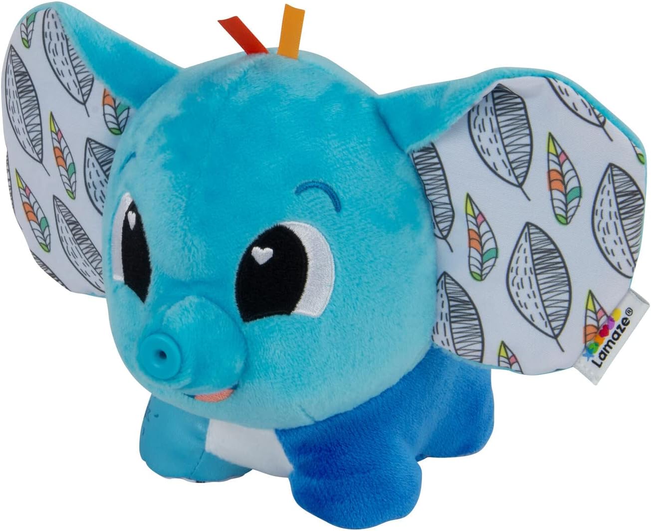 Lamaze Puffaboo Elephant - Sensory Plush Toy for Newborns & Babies