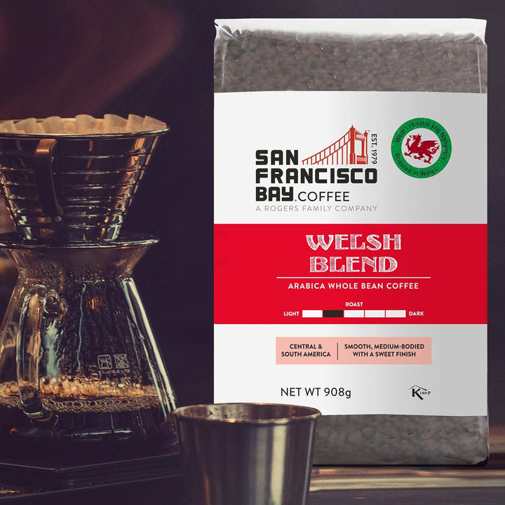 San Francisco Bay Coffee Welsh Blend, Whole Bean, 908g