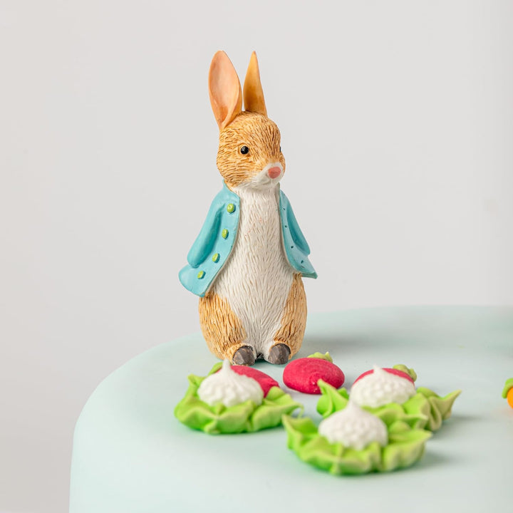 Anniversary House Peter Rabbit Resin Keepsake Cake Topper - Hand-Painted Figurine Decoration