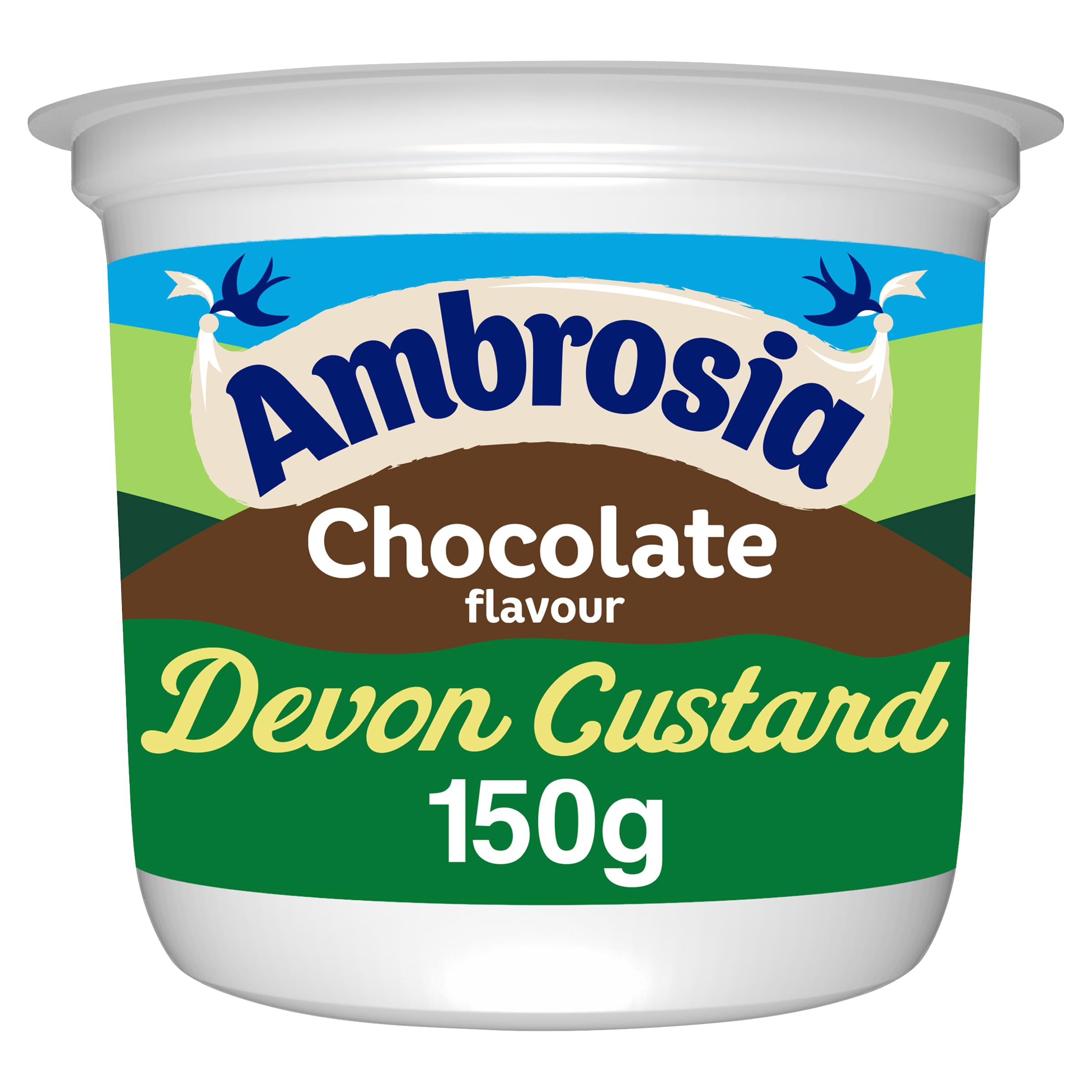 Ambrosia Devon Custard - Chocolate Flavour Ready-to-Eat Dessert Pot | 150g 1