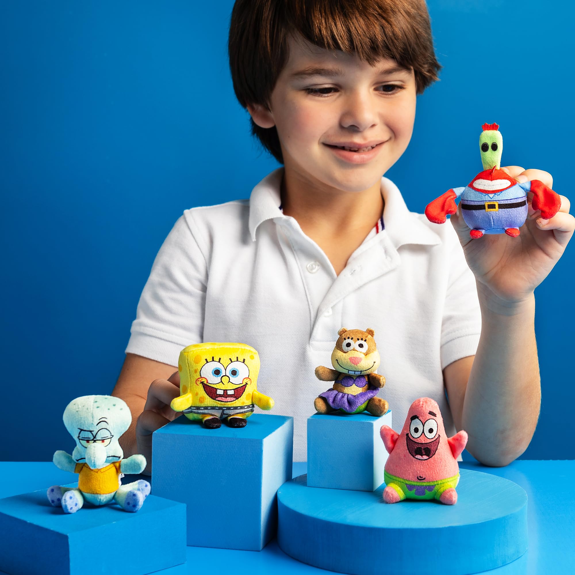 Micro Teenies SpongeBob SquarePants Collector 5-Pack - Plush Figures with Chase Variants 5