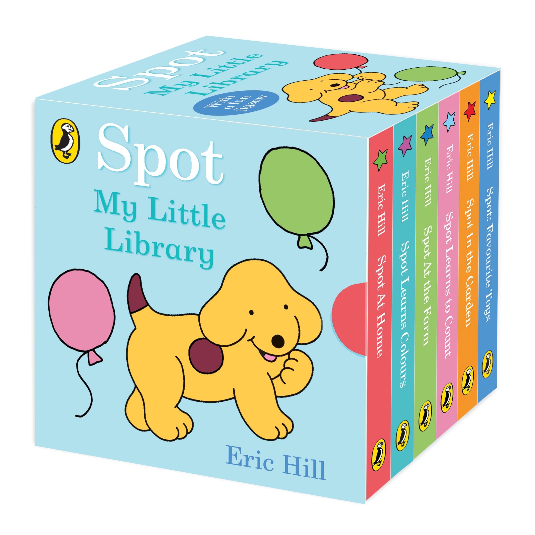 Puffin Spot: My Little Library - Early Learning Board Book Set for Toddlers | Ages 1-3