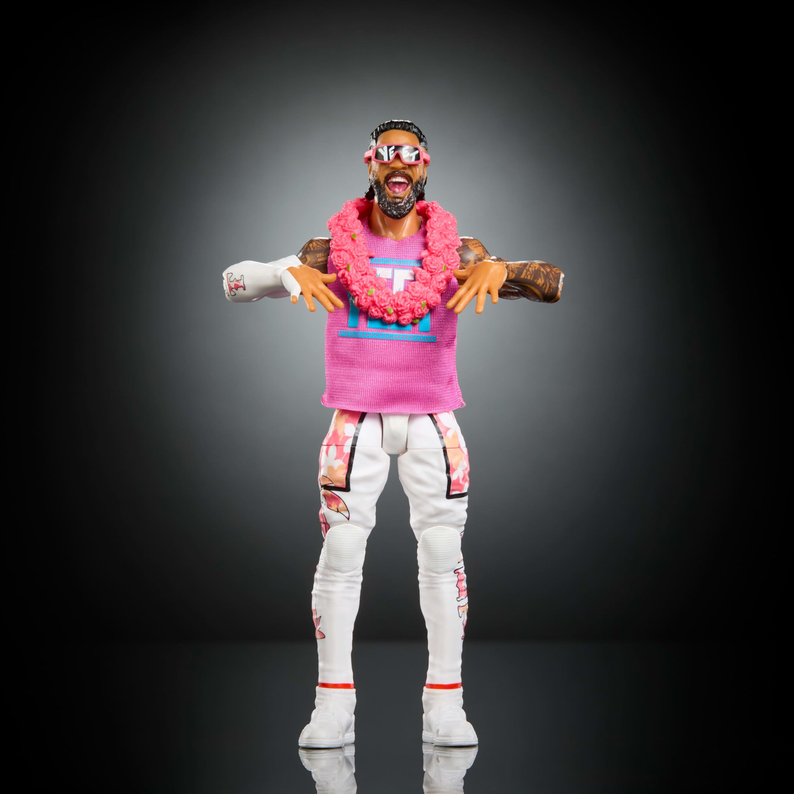 Mattel WWE Elite Action Figure Jey Uso - 6-inch Scale | 25 Points of Articulation | Series #124 3