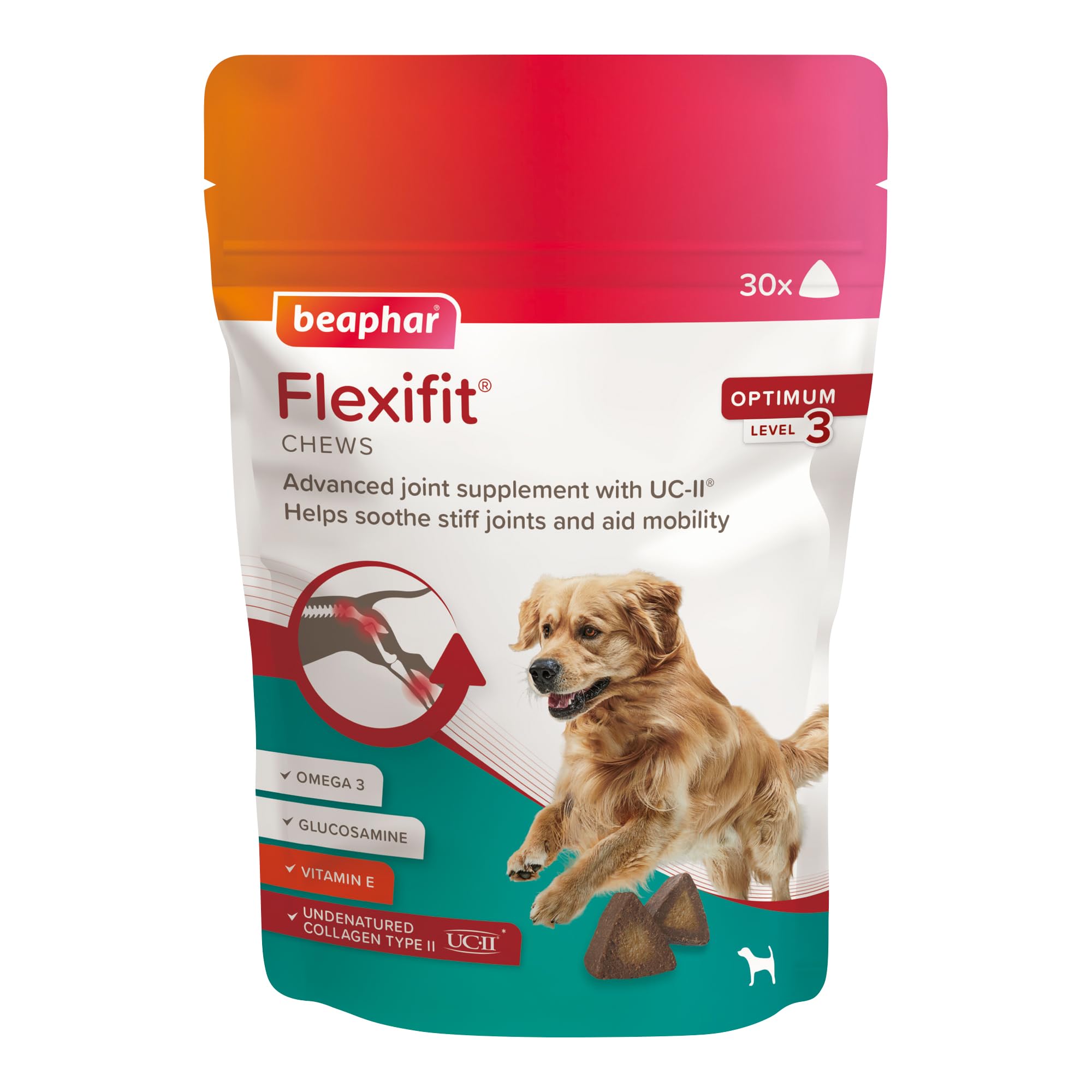 Beaphar Flexifit® Optimum UC-II Joint Supplement for Dogs | 30 Tablets 1