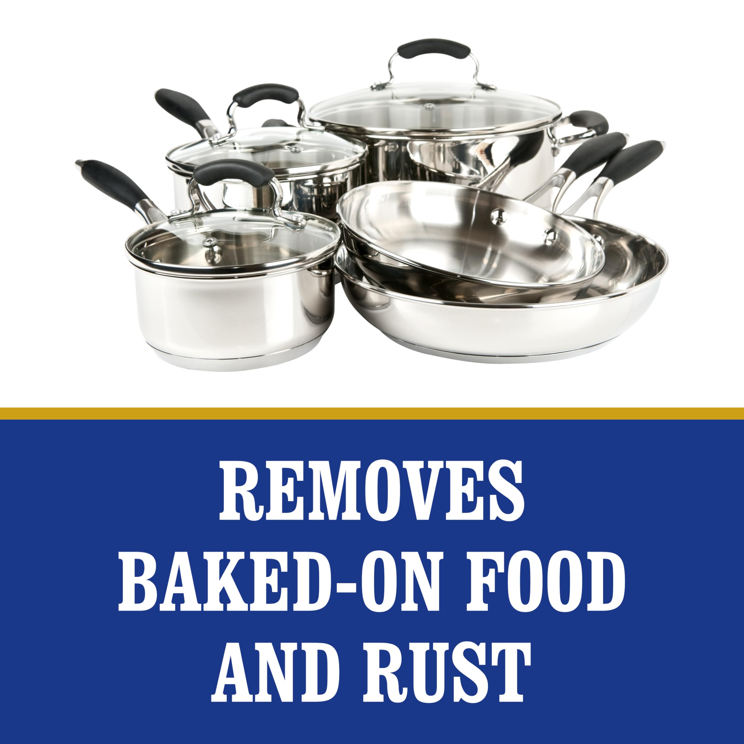 Bar Keepers Friend Original Stain Remover Powder 250g - Cleans, Restores, Polishes 5