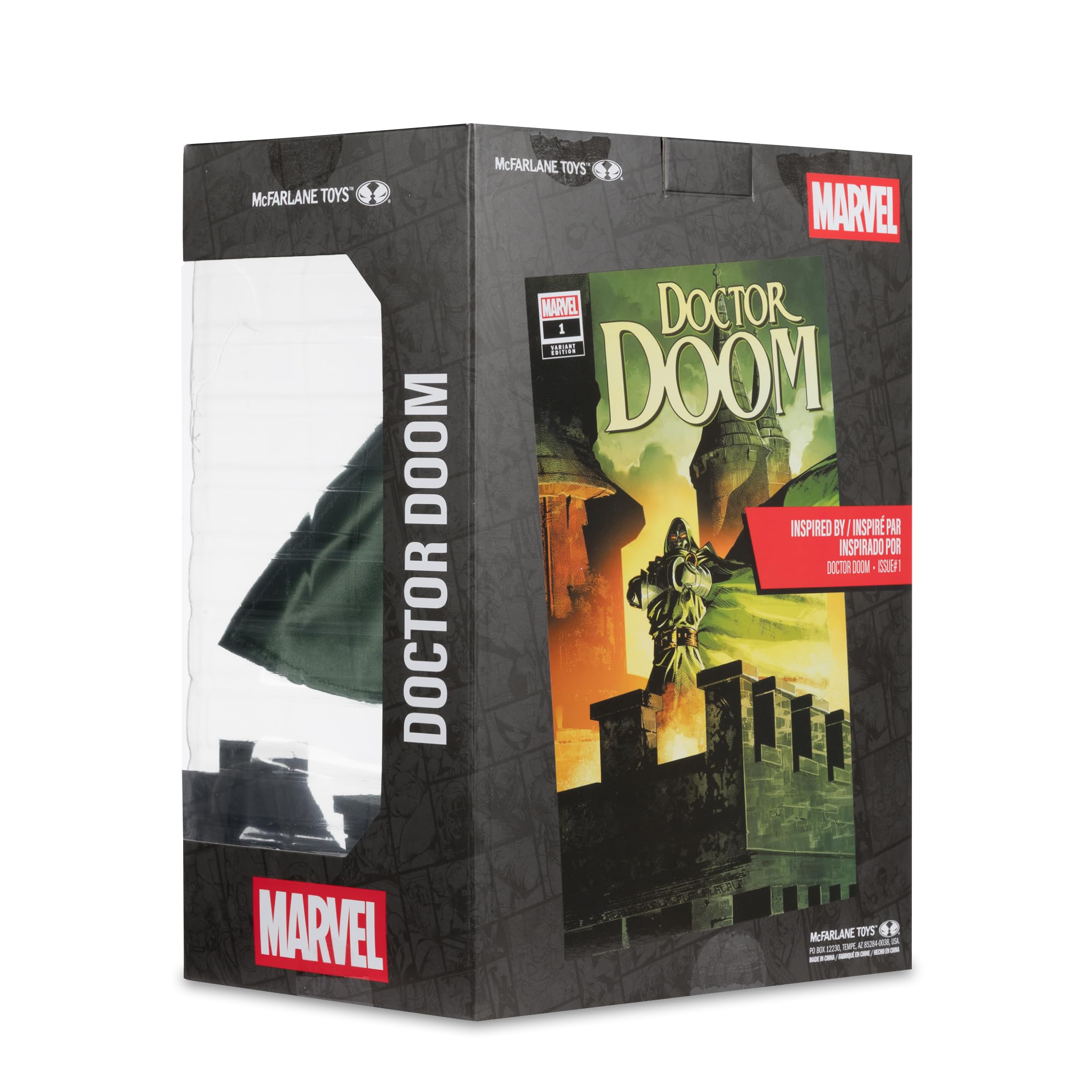 McFarlane Marvel Doctor Doom 1:6 Scale Collectible Figure - 11" Tall | Includes Comic Reprint 7
