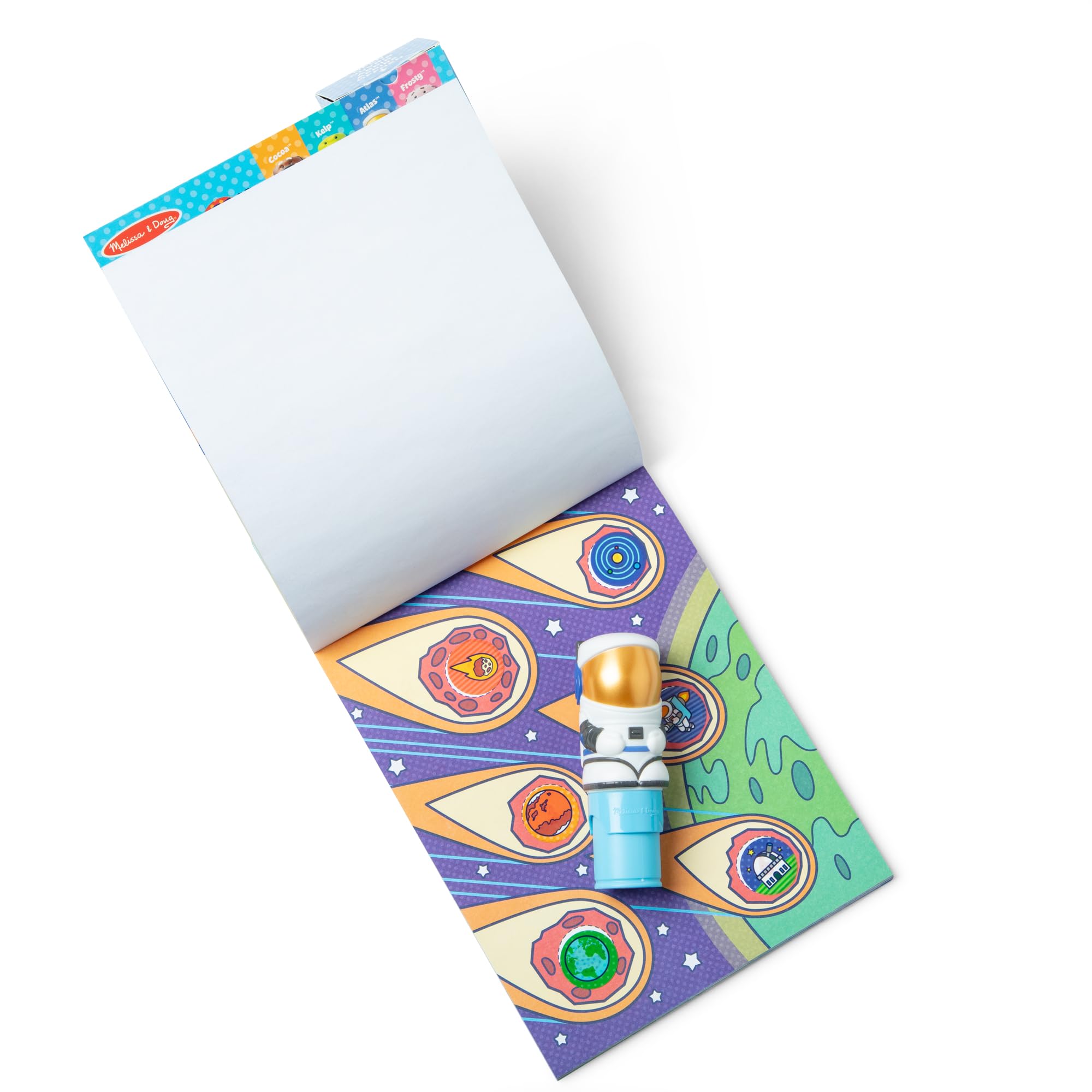 Melissa & Doug Sticker WOW! 24-Page Activity Pad and Sticker Stamper with 300 Stickers 4