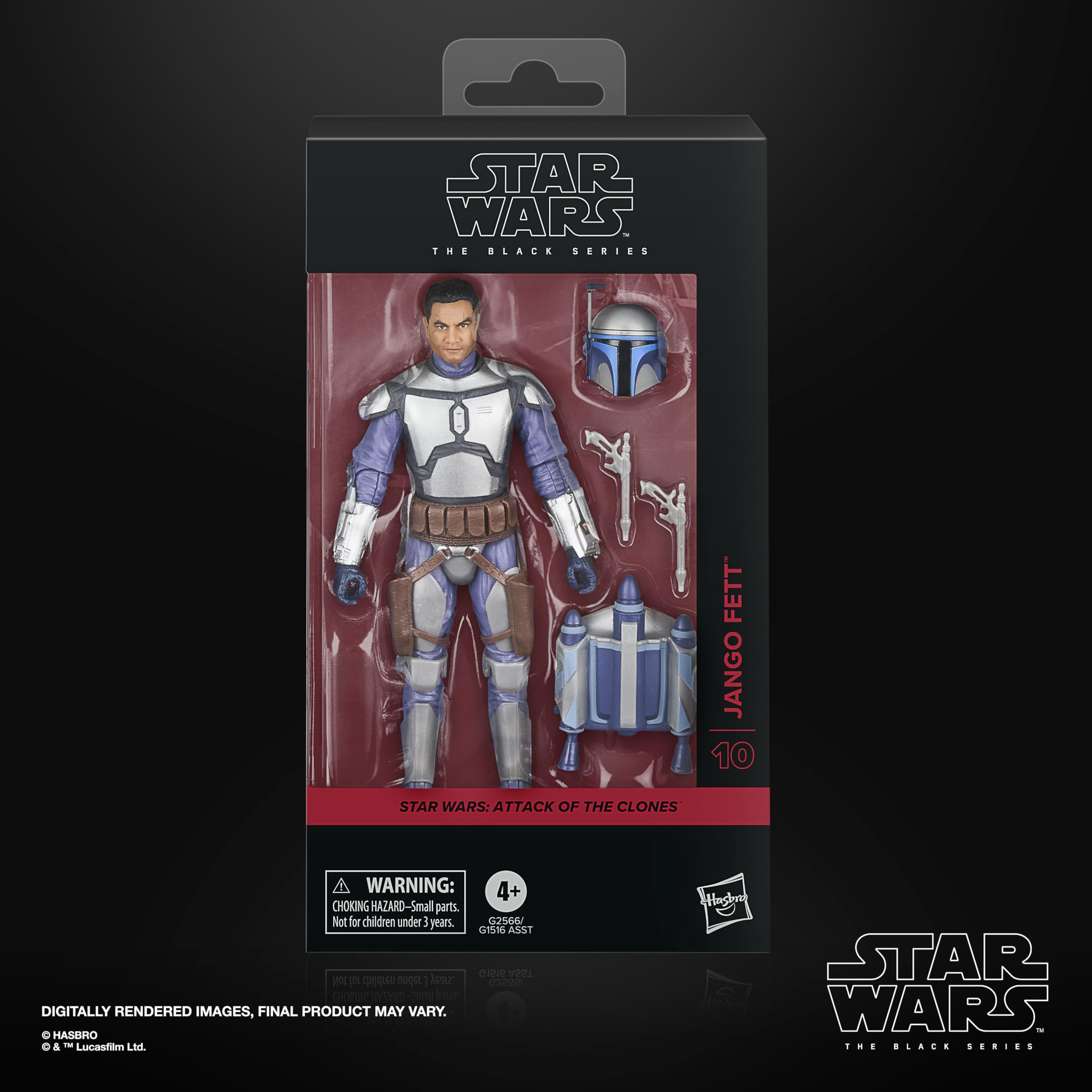 Star Wars The Black Series Jango Fett Action Figure - 6 inch Scale | Attack of the Clones
