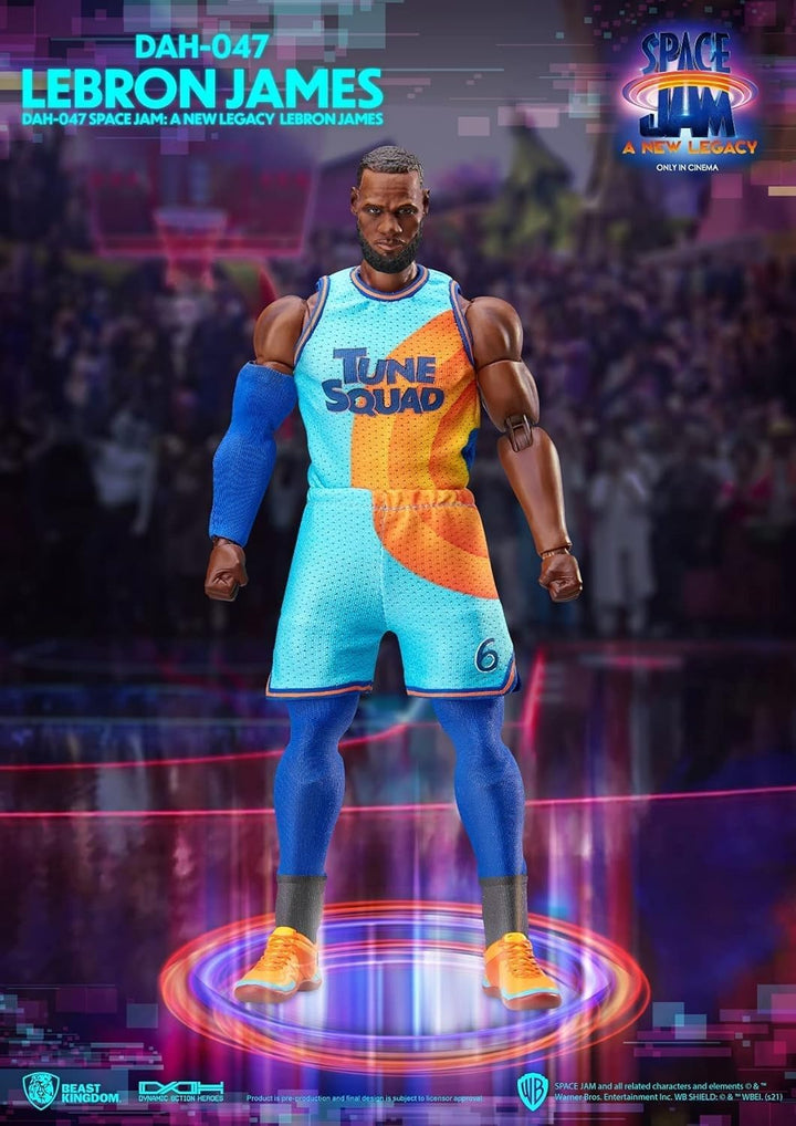 Beast Kingdom - Space Jam New Legacy DAH-047 Dynamic 8-Ction Lebron James Action Figure