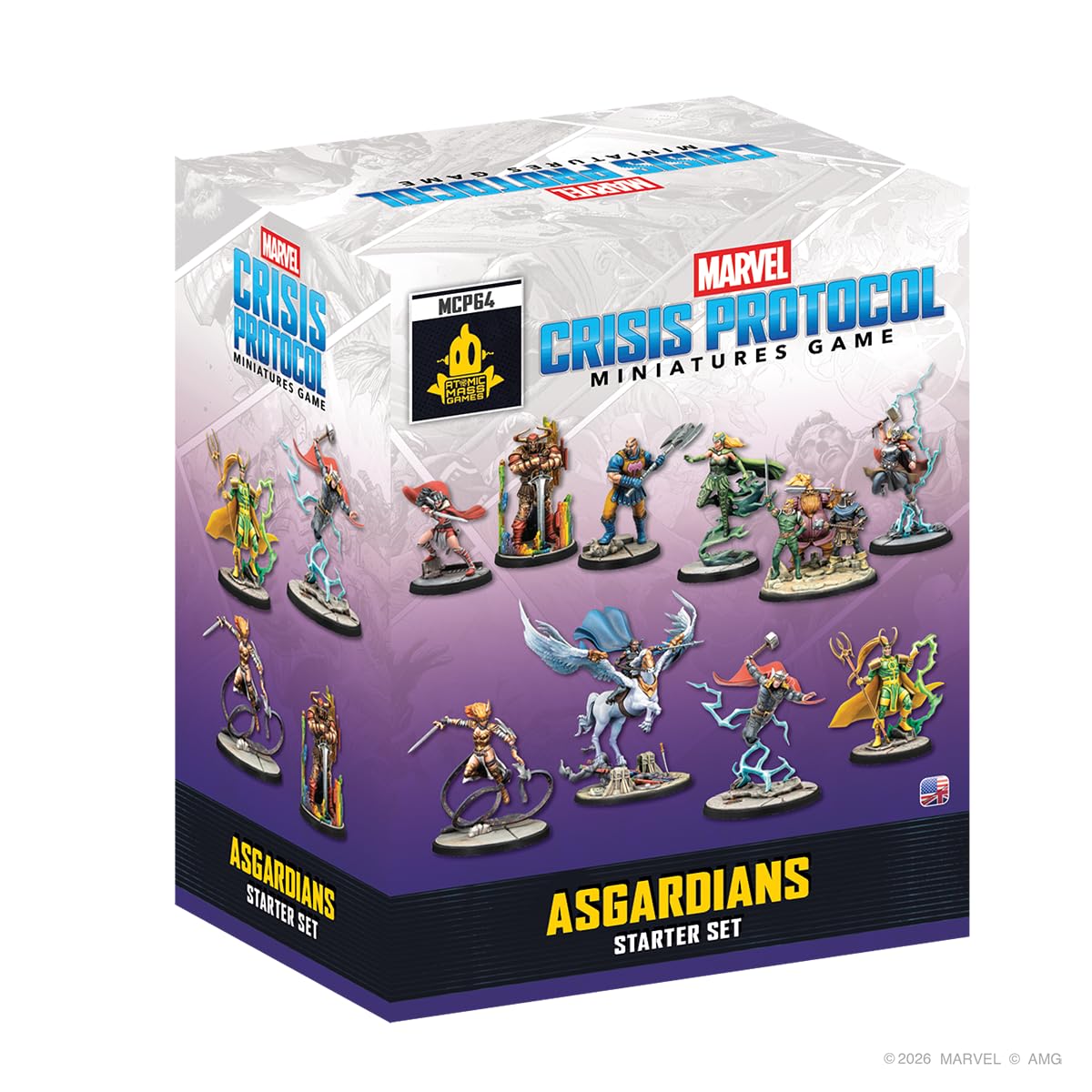 Asmodee Marvel: Crisis Protocol - Asgardians Starter Set | Ages 14+ | 2 Players | 90 Minutes Playing Time 1