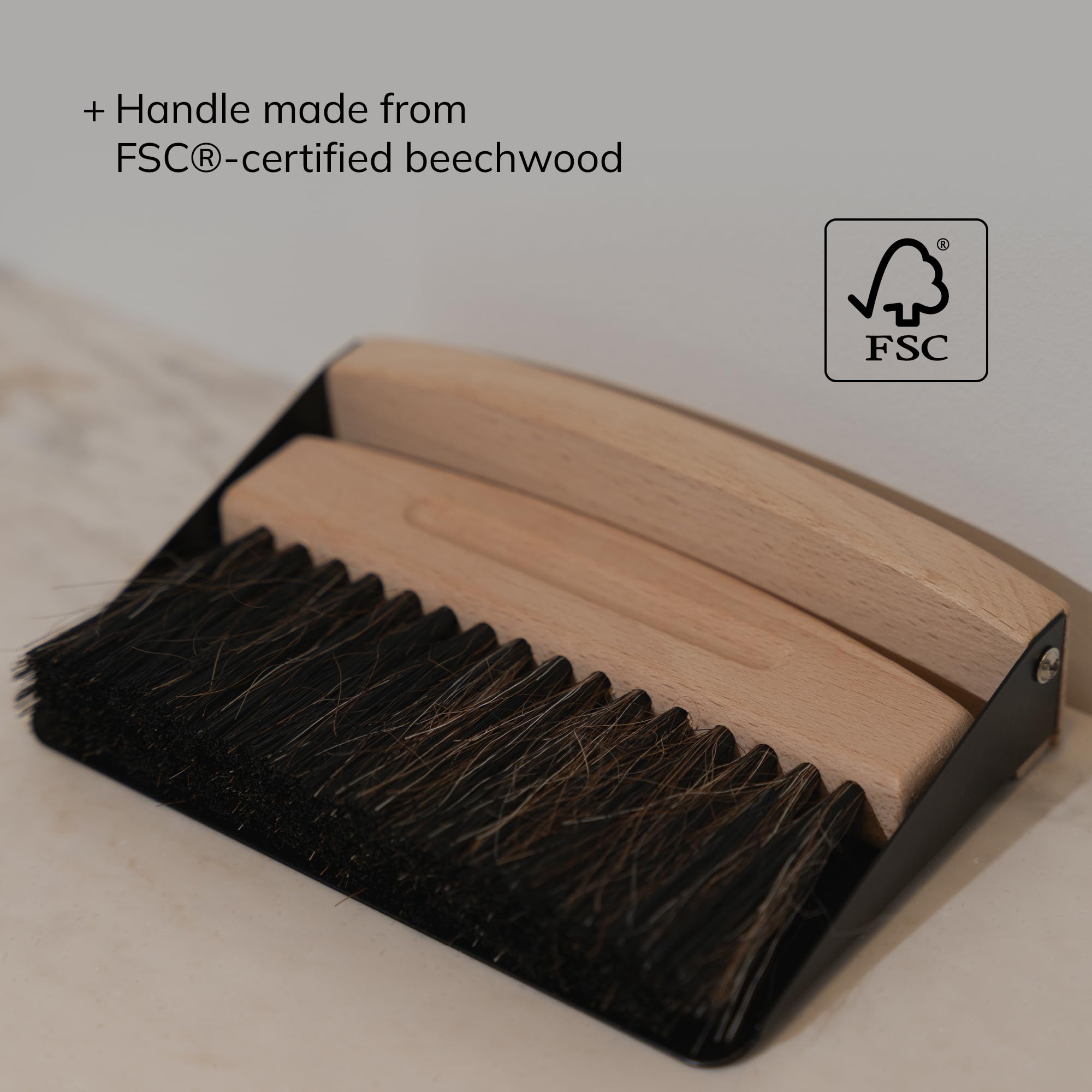 ENA Living Mini Dustpan and Brush Set - Small Cleaning Brush Set for Home, Kitchen, Fireplace 5