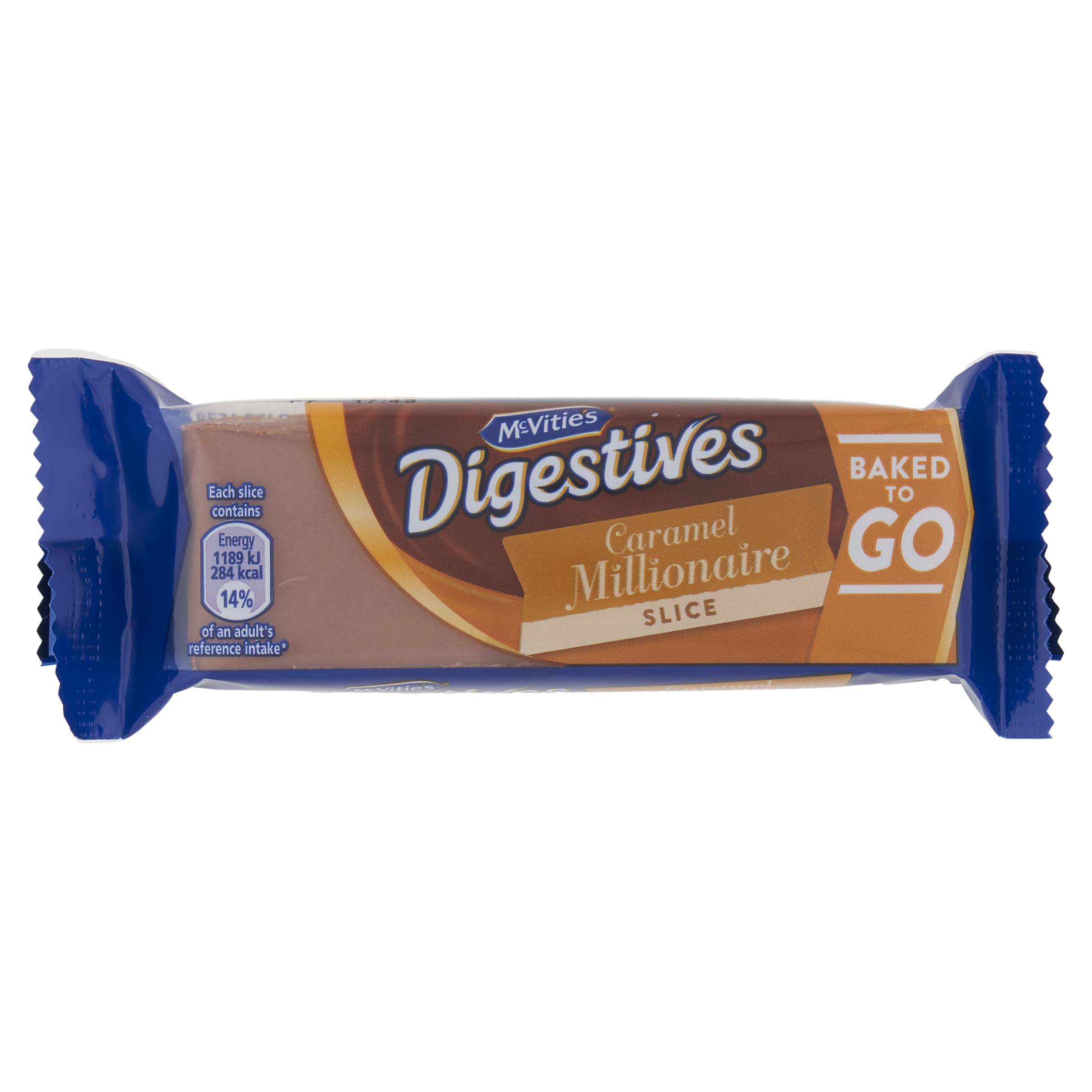 McVitie's Milk Chocolate Digestives Caramel Millionaire Slice Snack Bar | 5 Pack | 51g 4