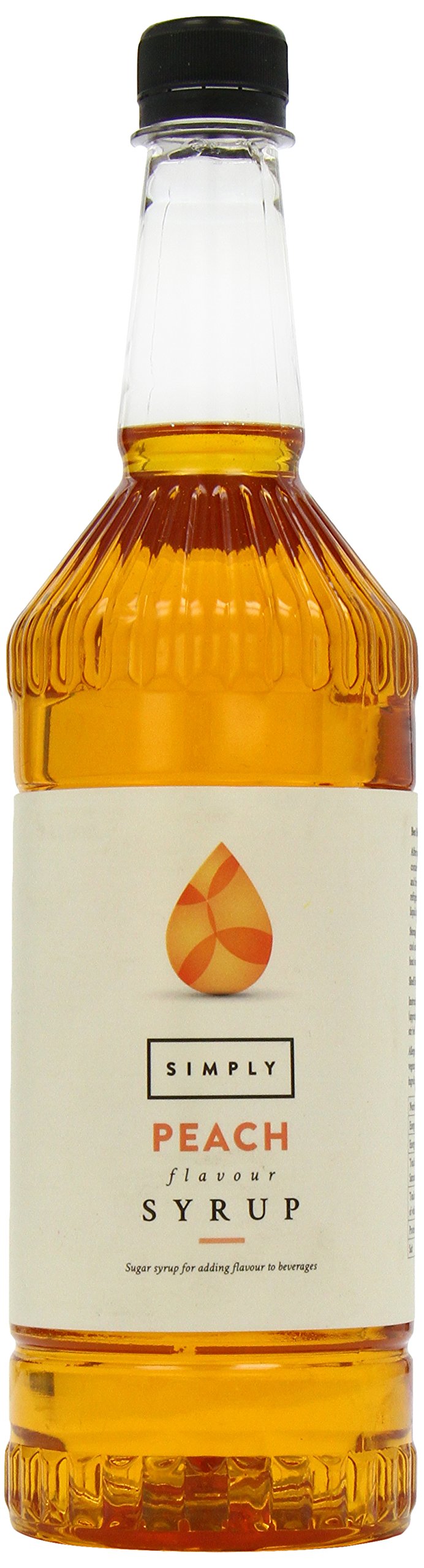 Simply Peach Syrup - Vegan & Nut Free Flavoured Syrup for Coffee and Cocktails | 1L 1