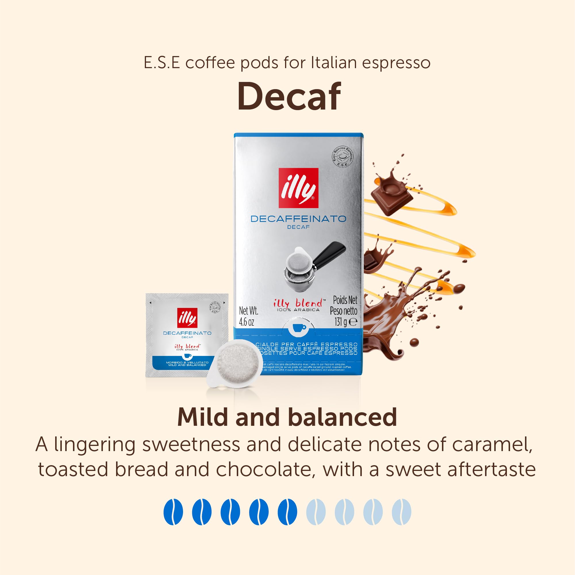 illy Coffee - Decaf Medium Roast ESE Pods | 100% Arabica | 18 Count 2