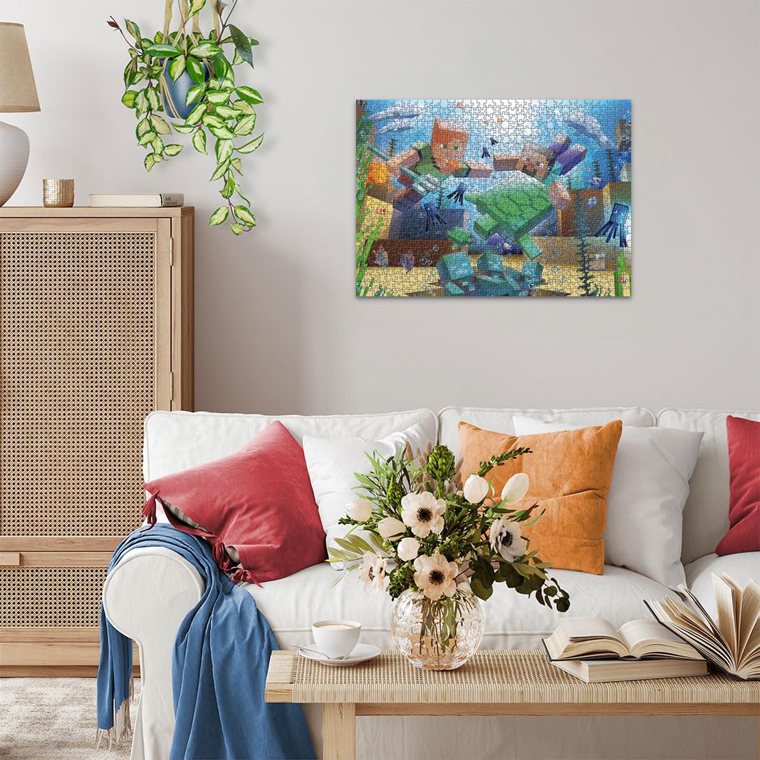 Ravensburger Minecraft Mosaic 1000 Piece Jigsaw Puzzle - Ages 12 and Up 10