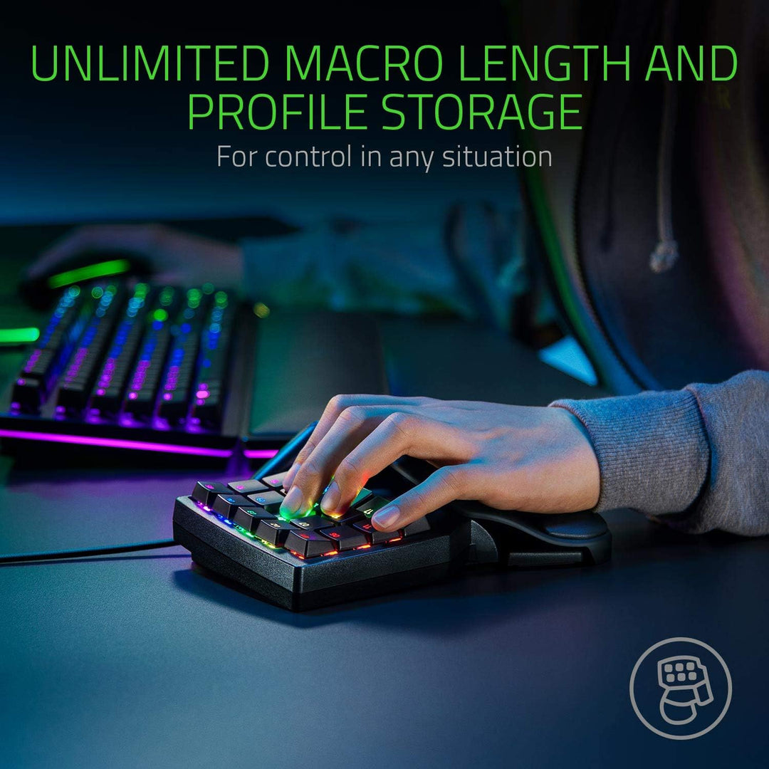 Razer Tartarus Pro Gaming Keypad - 32 Programmable Keys with Analog Optical Switches