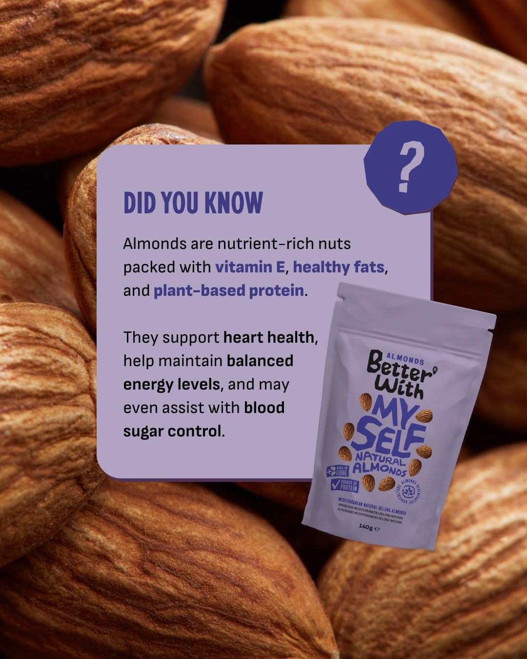 Better With Honey & Sea Salt Almonds - Sweet & Savoury Gourmet Snack | 120 g 5