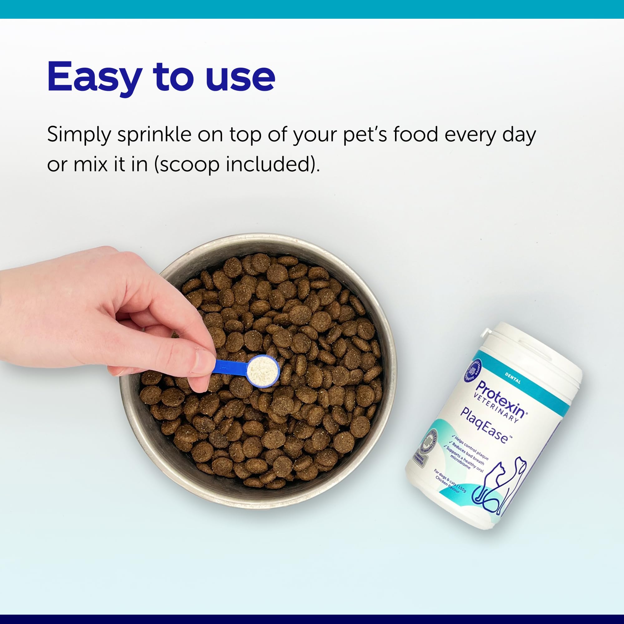 Protexin PlaqEase Dental Powder for Dogs & Cats - Controls Plaque & Bad Breath | 150g 4