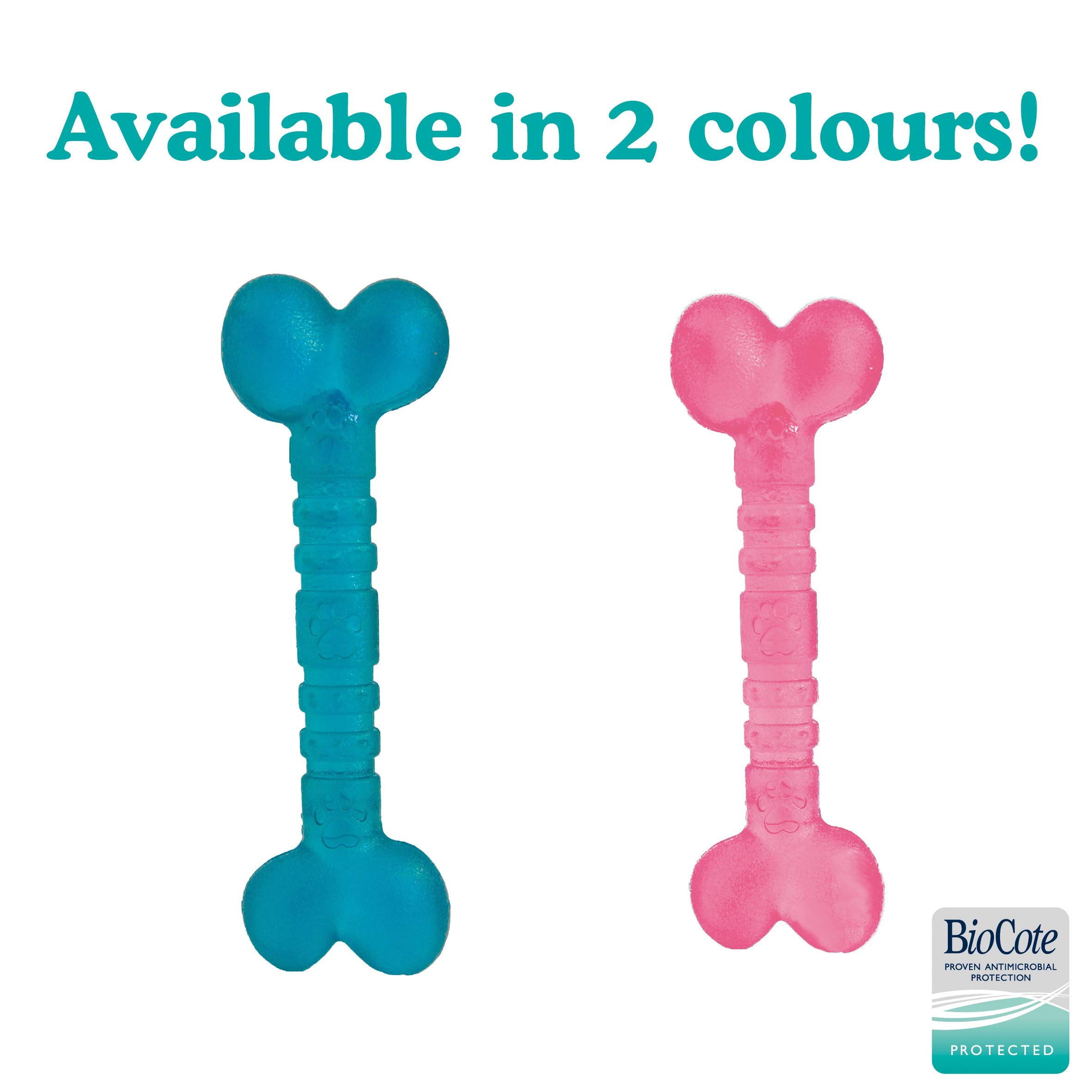 Rosewood Biosafe Puppy Bone Chew Toy - Antimicrobial, Mint Scented, Floats, Teething Relief 8