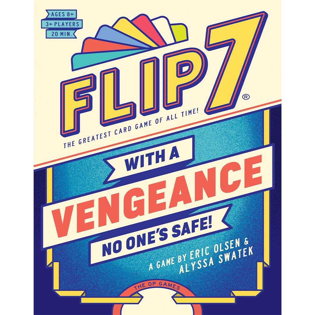 USAopoly Flip 7 With a Vengeance Party Card Game | Ages 8+ | 3+ Players 4