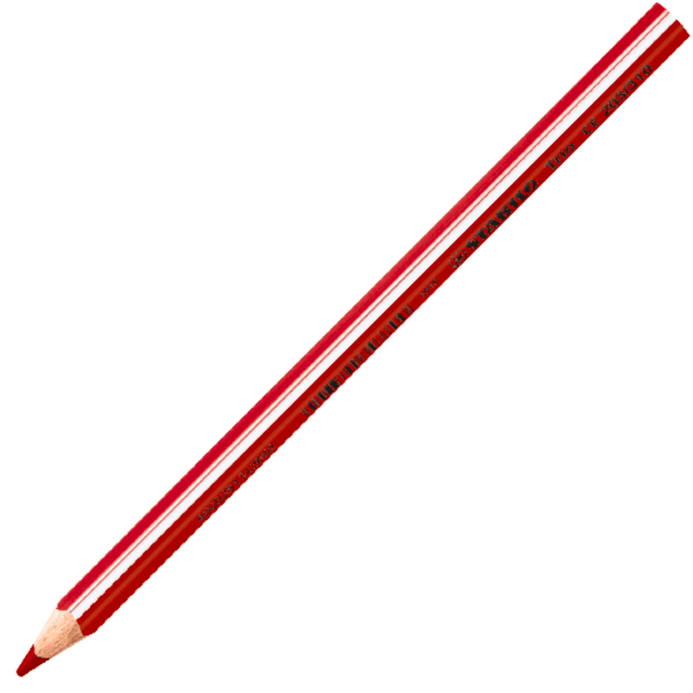 STABILO Trio thick Triangular Colouring Pencils - Classpack of 96 with 12 Assorted Colours | 4.2mm Line Width