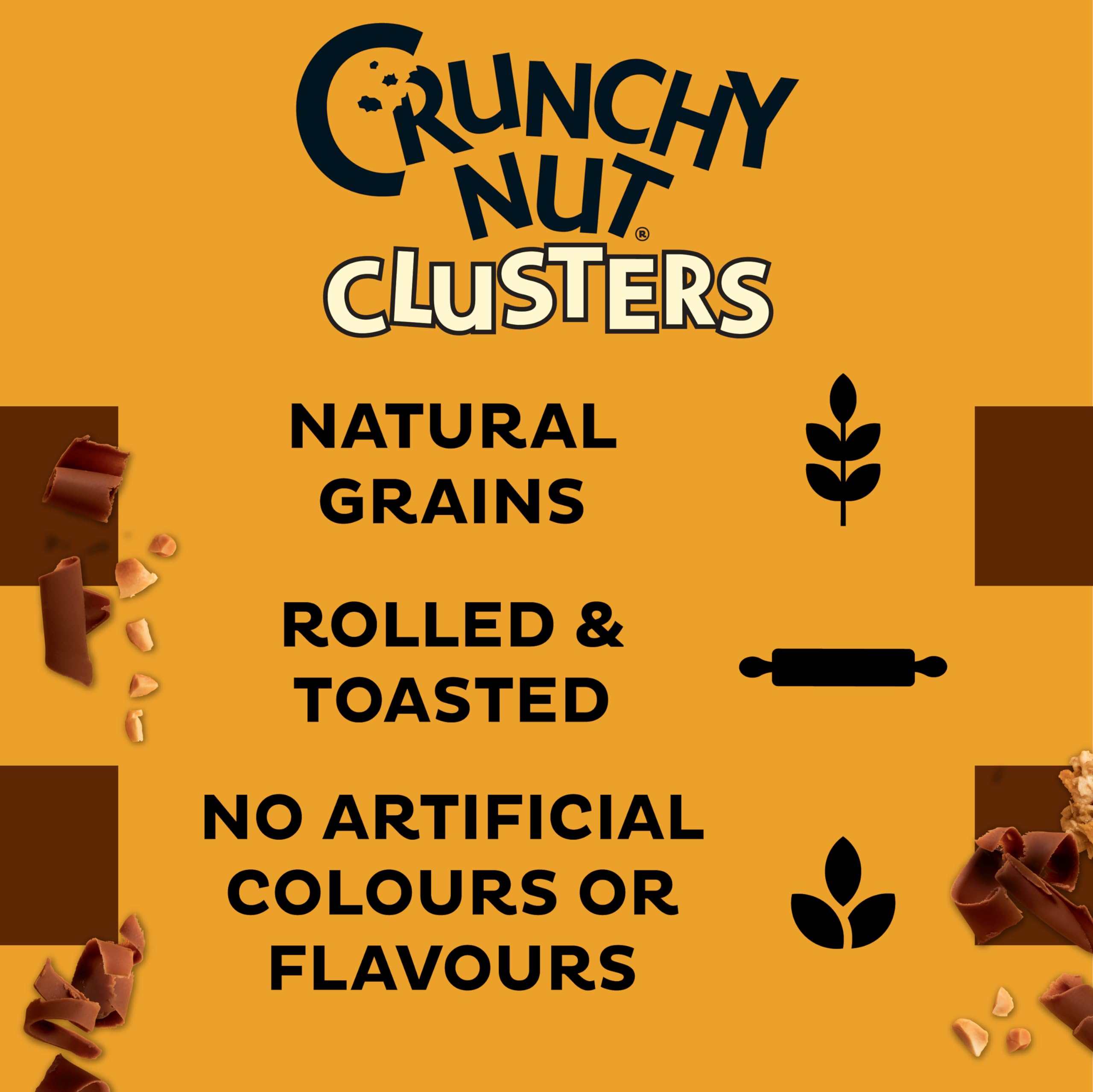 Kellogg's Crunchy Nut Chocolate Clusters Breakfast Cereal, 400g 3
