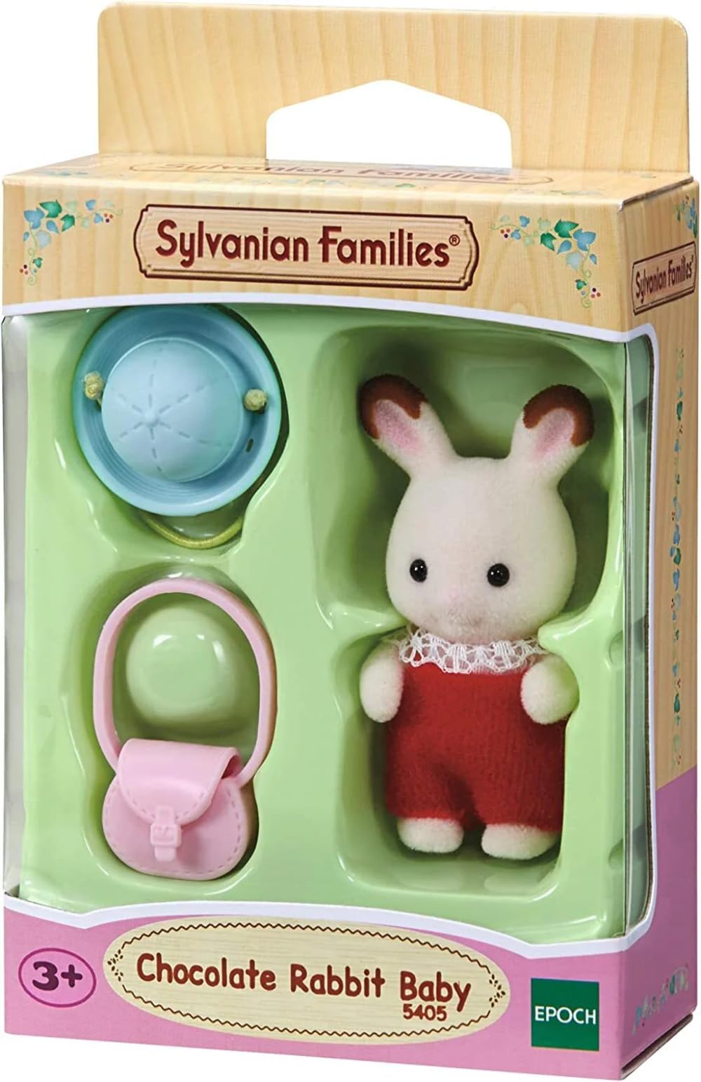 Sylvanian Families Chocolate Rabbit Baby Figurine 5405 | Posable Collectable Toy